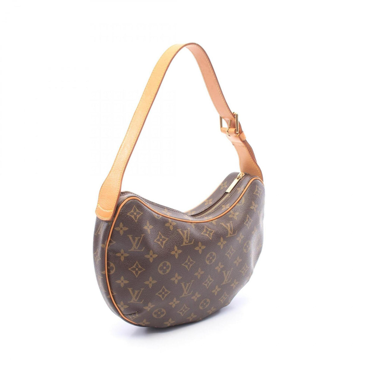Louis Vuitton Brown Pvc Coated Canvas Leather Handbag Pochette Shoulder Bag (Pre-Owned)