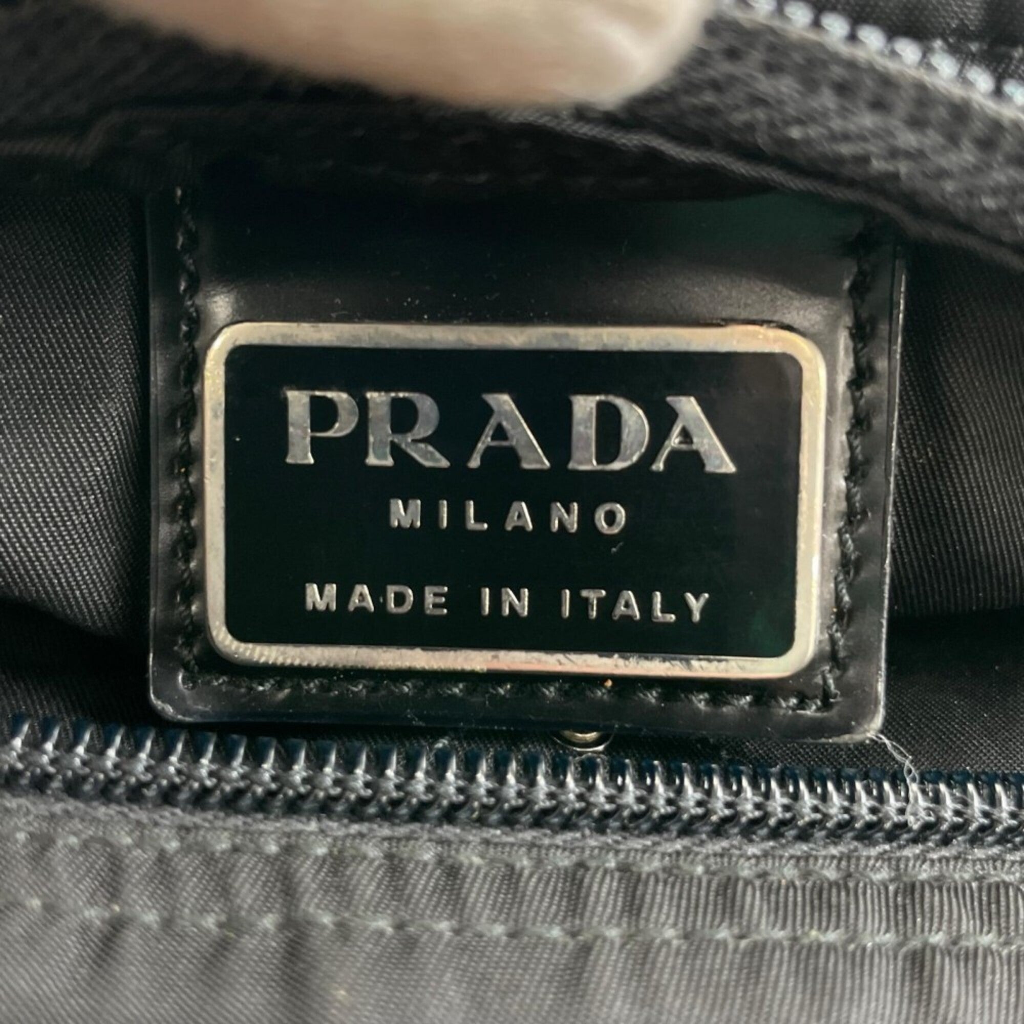 Prada Black Nylon Shoulder Bag (Pre-Owned)