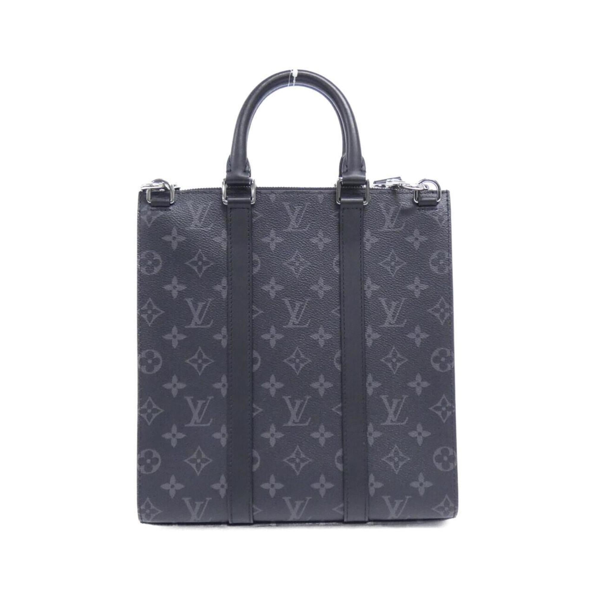 Louis Vuitton Black Coated Canvas Handbag (Pre-Owned)
