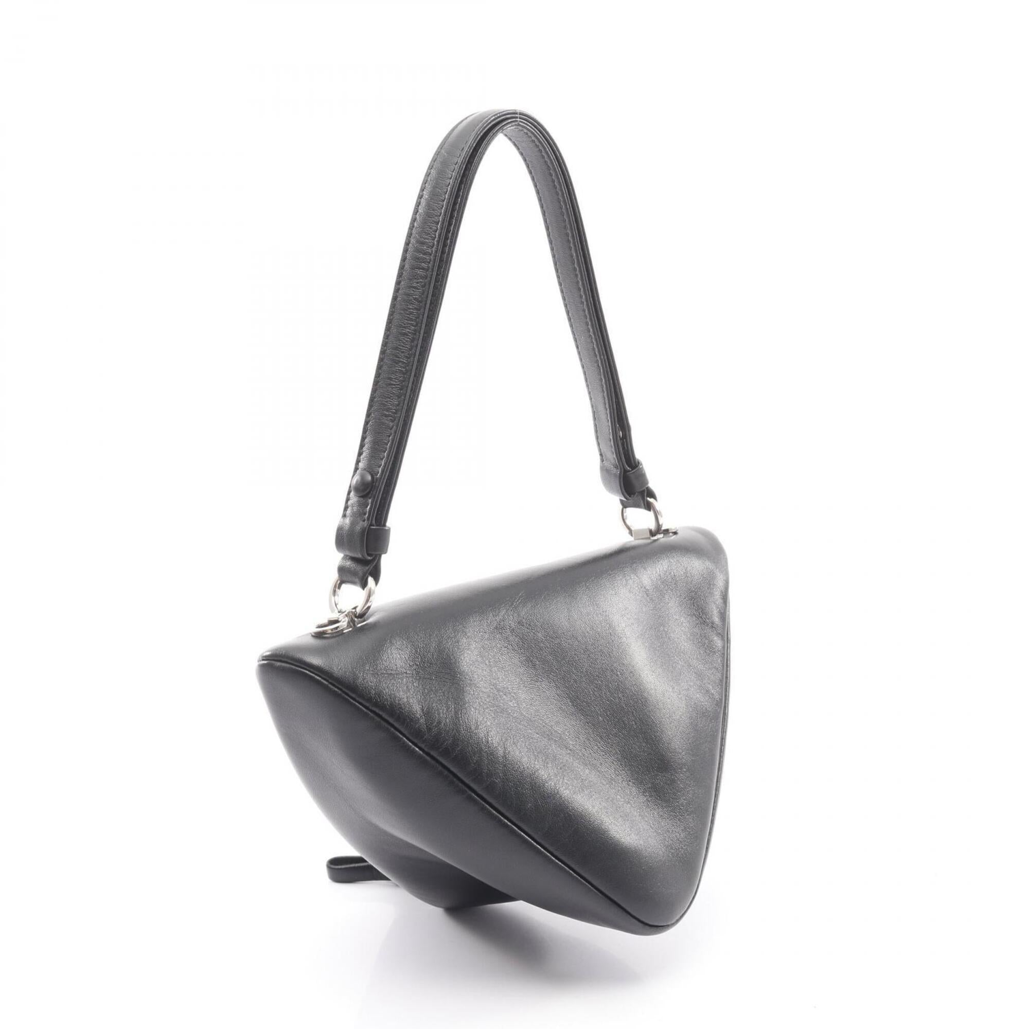 Prada Black Leather Handbag (Pre-Owned)