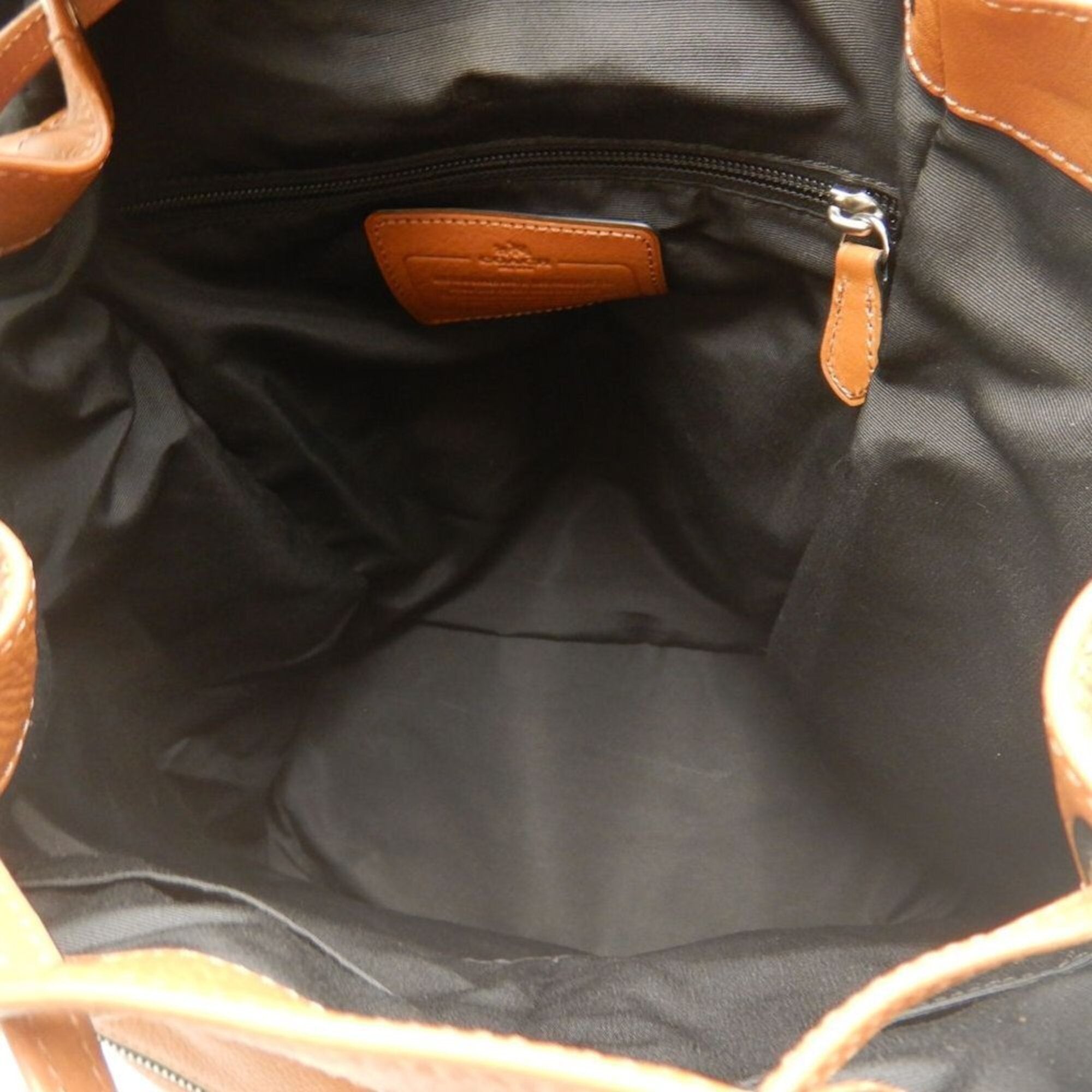 Coach Brown Leather Backpack (Pre-Owned)