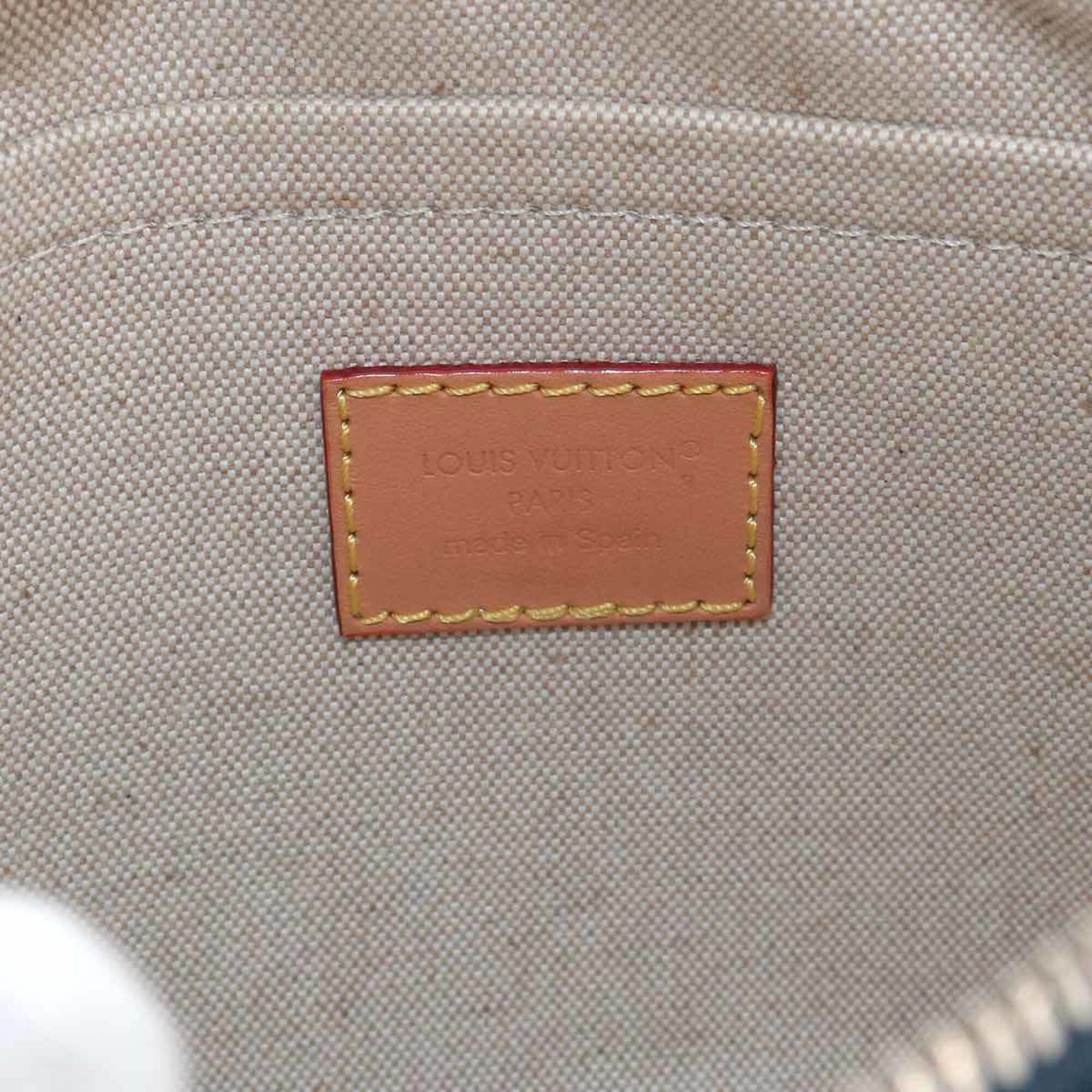 Louis Vuitton Blue Canvas Shoulder Bag (Pre-Owned)