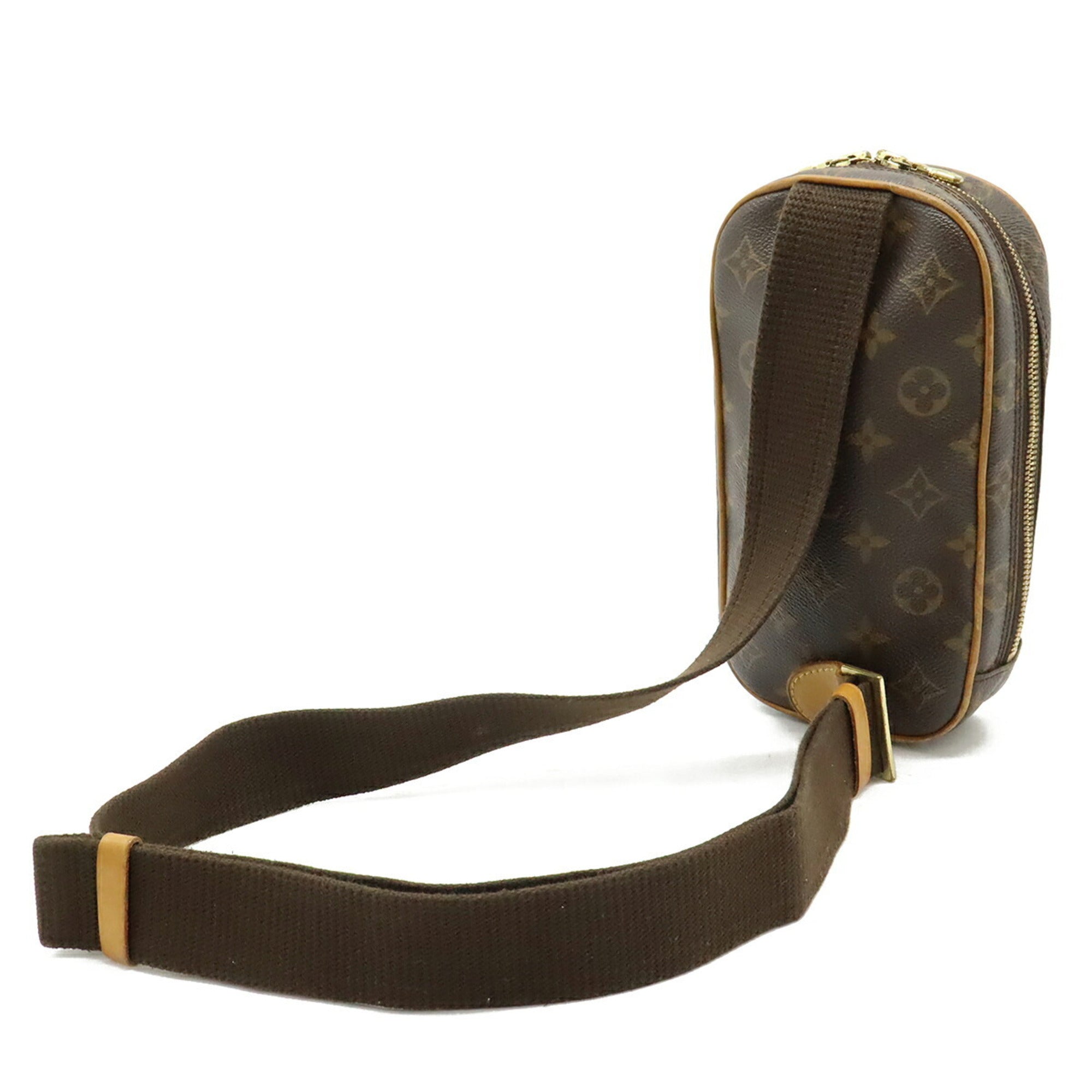 Louis Vuitton Black Brown Monogram Monogram Pochette (Pre-Owned)
