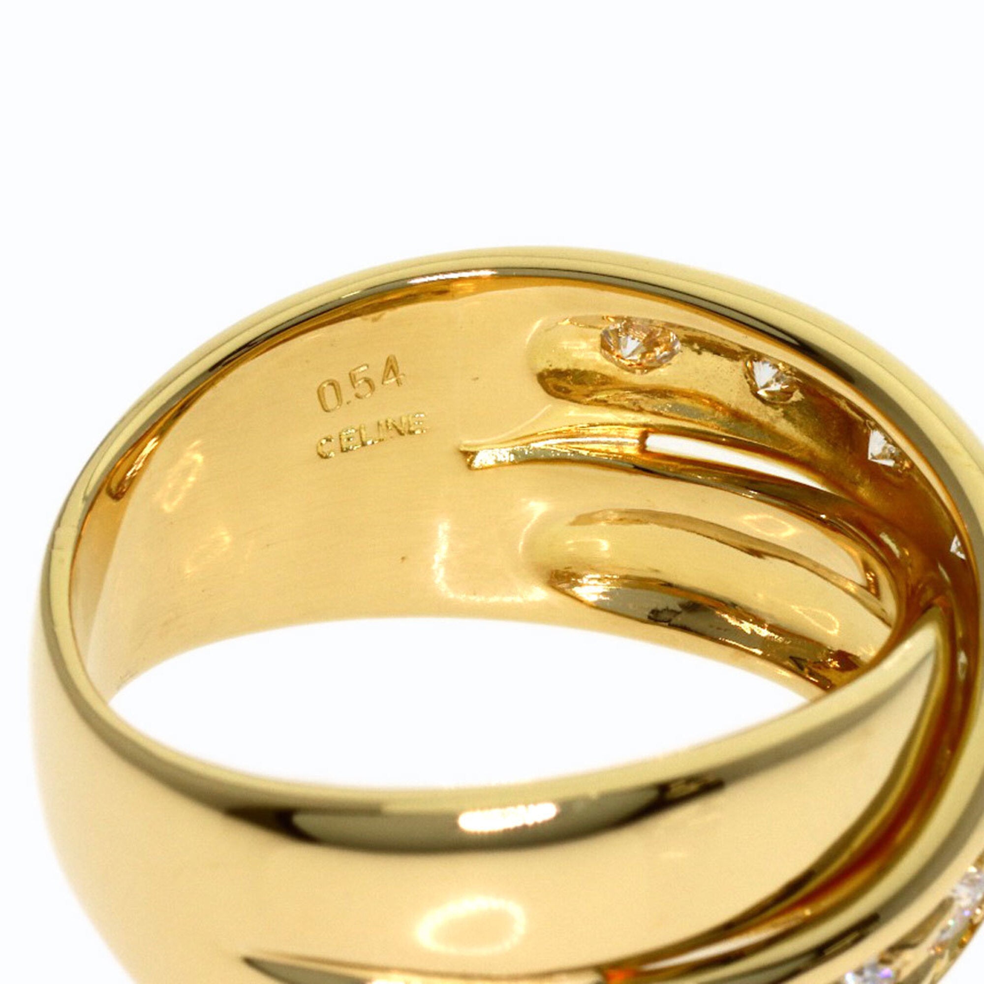 Celine Yellow Gold (18K) Band Ring (Pre-Owned)