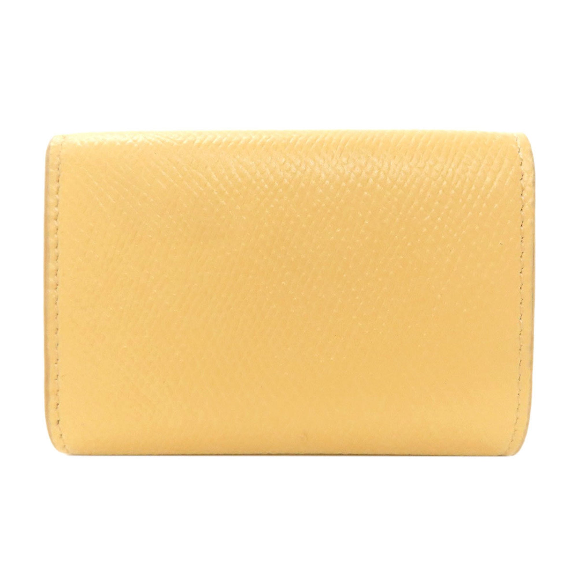 Celine Yellow Leather Wallet (Bi-Fold) (Pre-Owned)