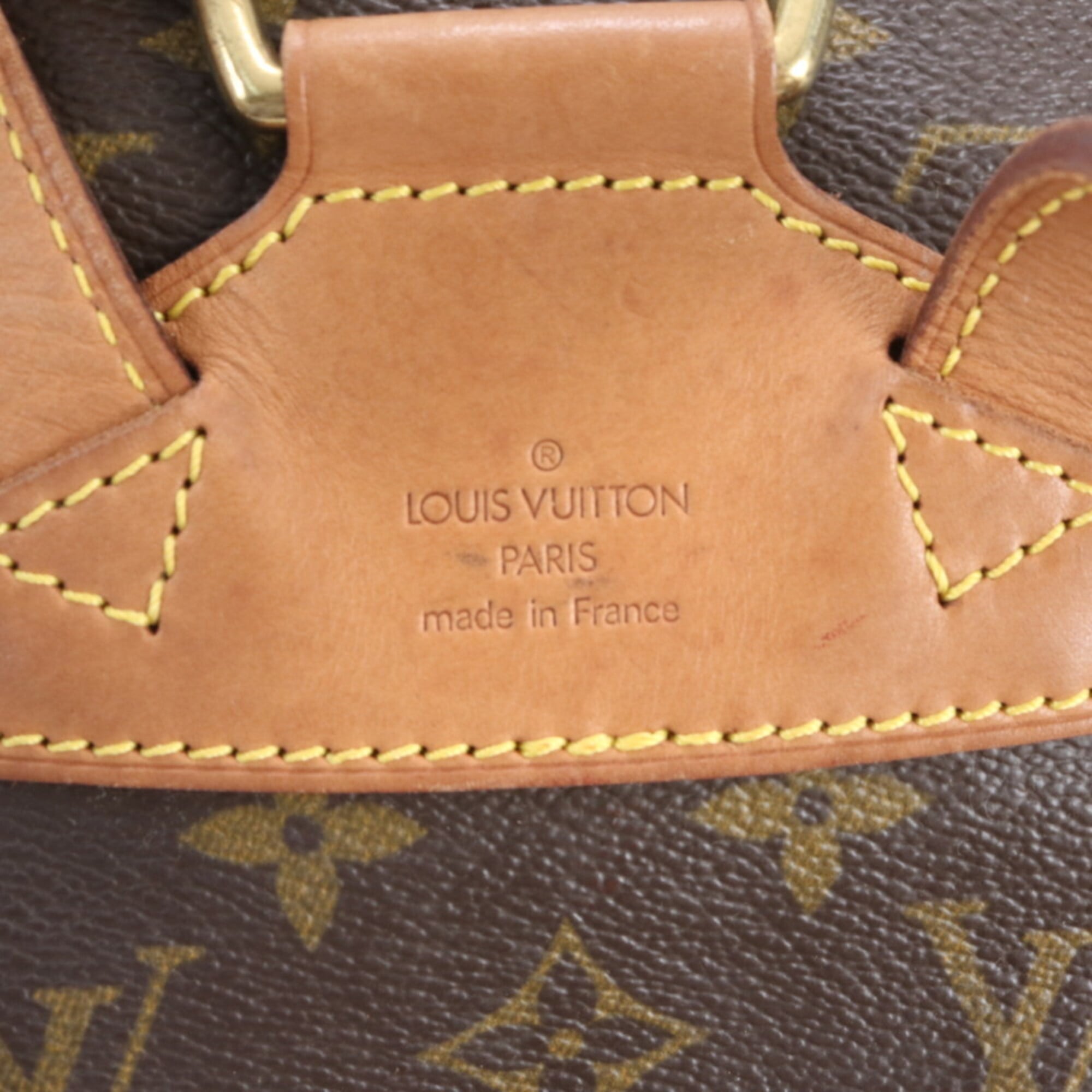 Louis Vuitton Brown Monogram White Monogram Backpack Handbag (Pre-Owned)