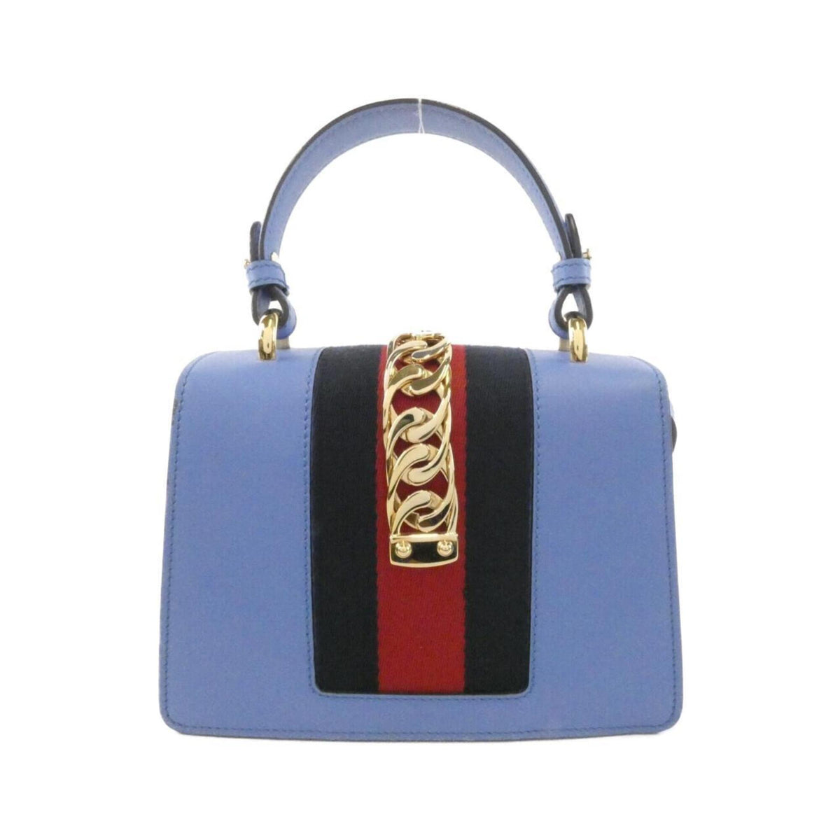 Gucci Light Blue Leather Handbag (Pre-Owned)