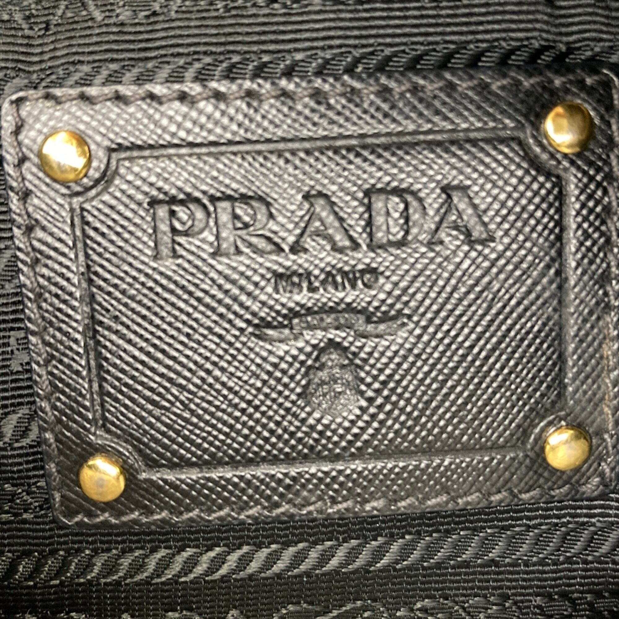 Prada Black Nylon Shoulder Bag (Pre-Owned)