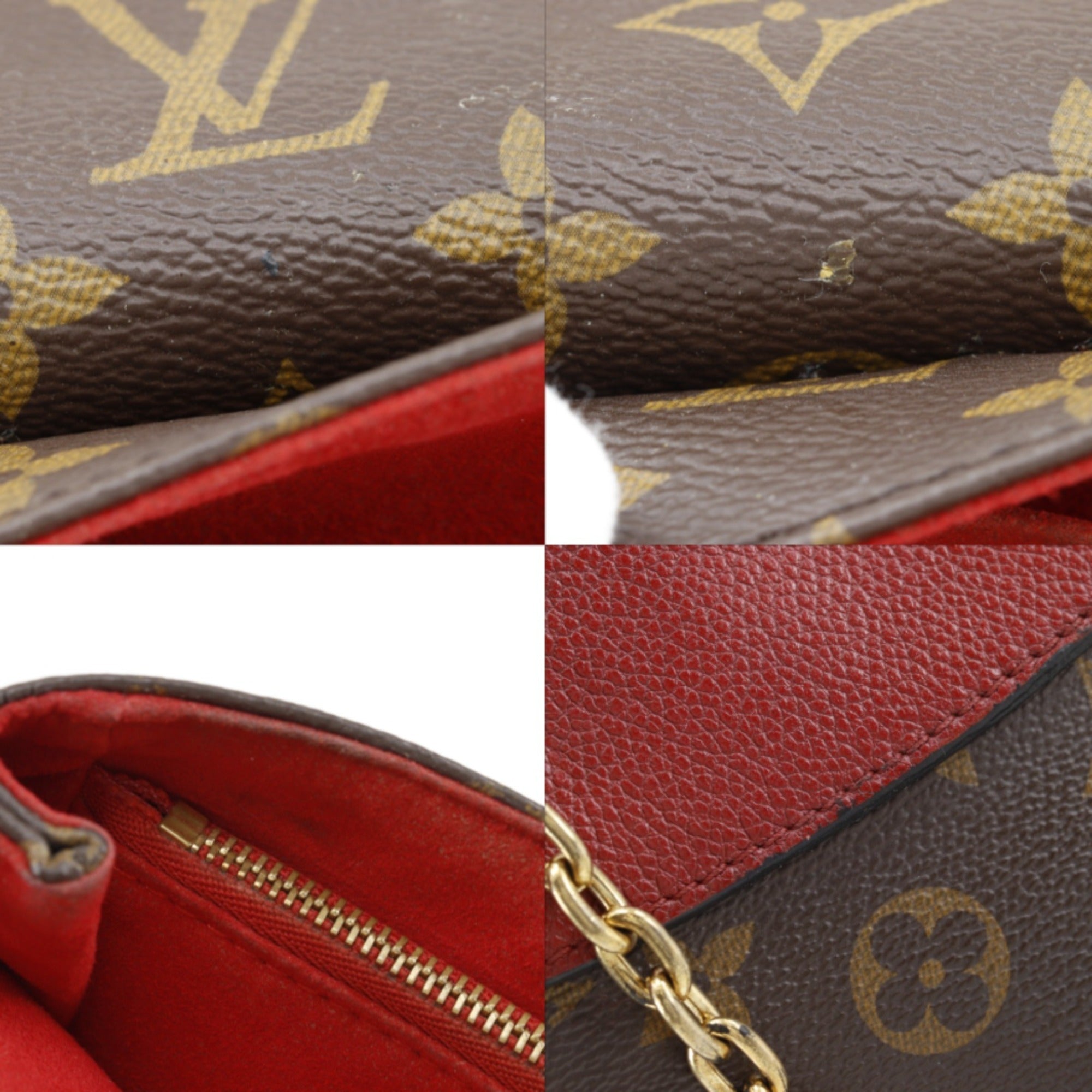 Louis Vuitton Brown Cerise Monogram Canvas Shoulder Bag (Pre-Owned)