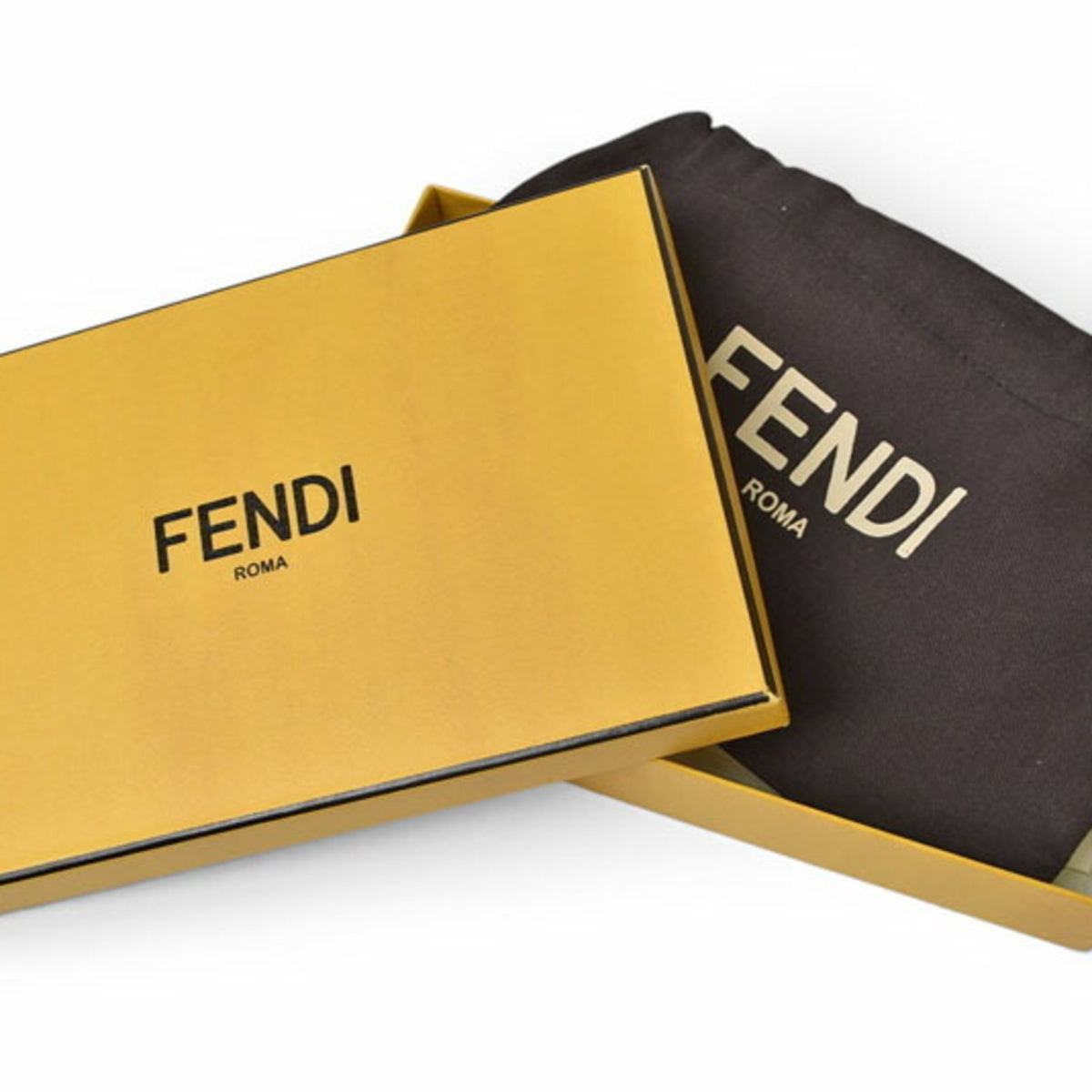 Fendi Selleria Black Leather Long Wallet (Bi-Fold) (Pre-Owned)