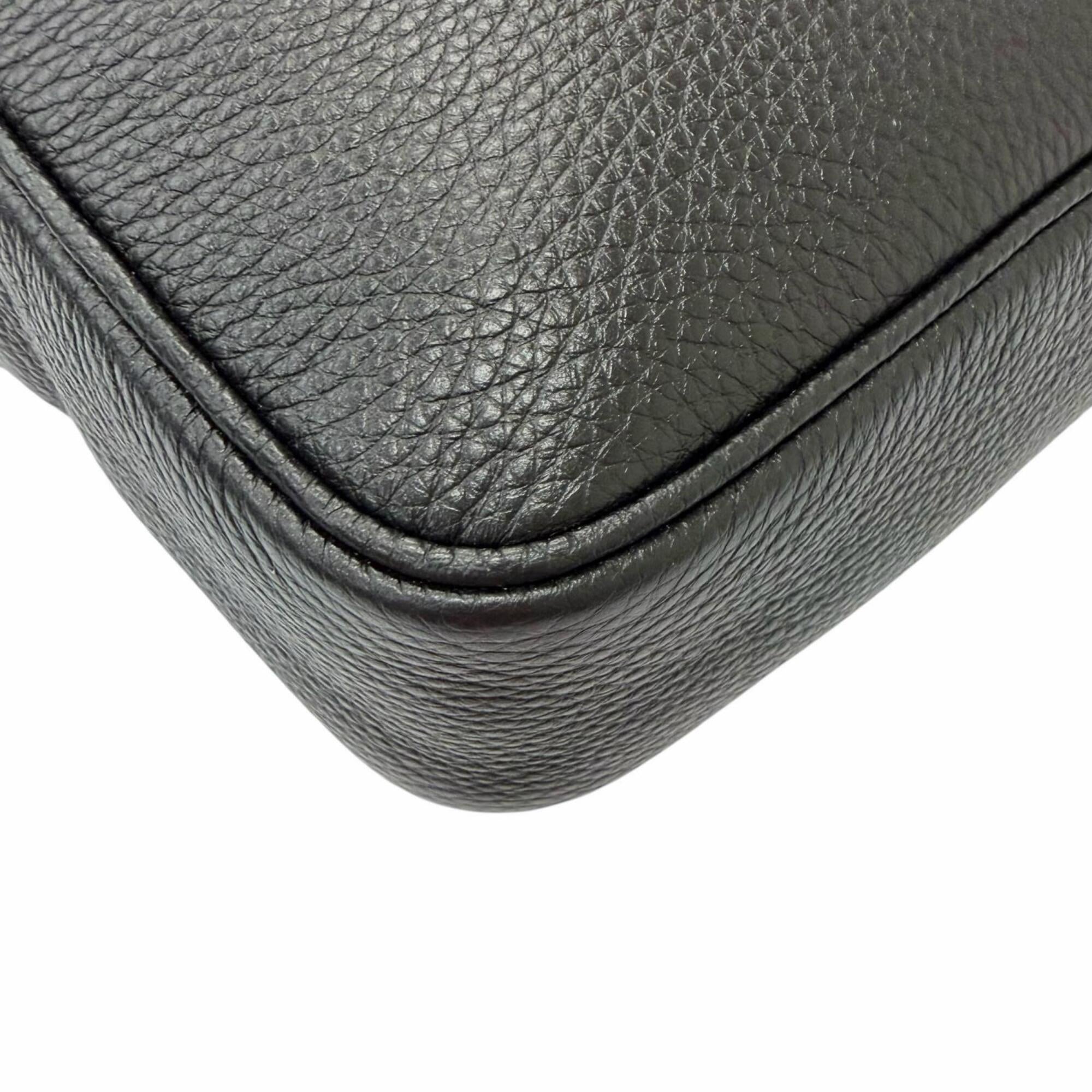 Prada Black Leather Shoulder Bag (Pre-Owned)