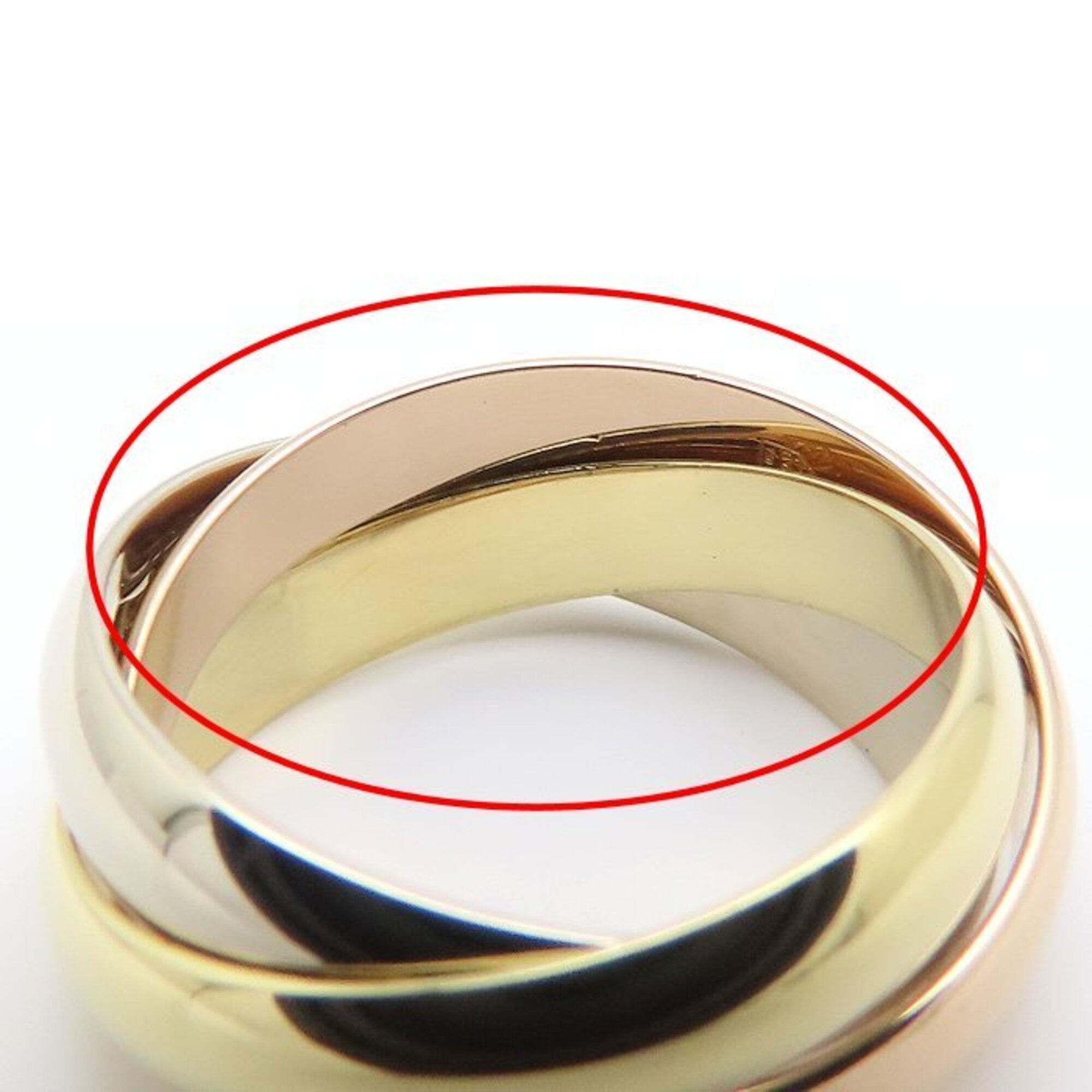 Cartier Yellow Gold (18K) Pink Gold (18K) White Gold (18K) Band Ring (Pre-Owned)