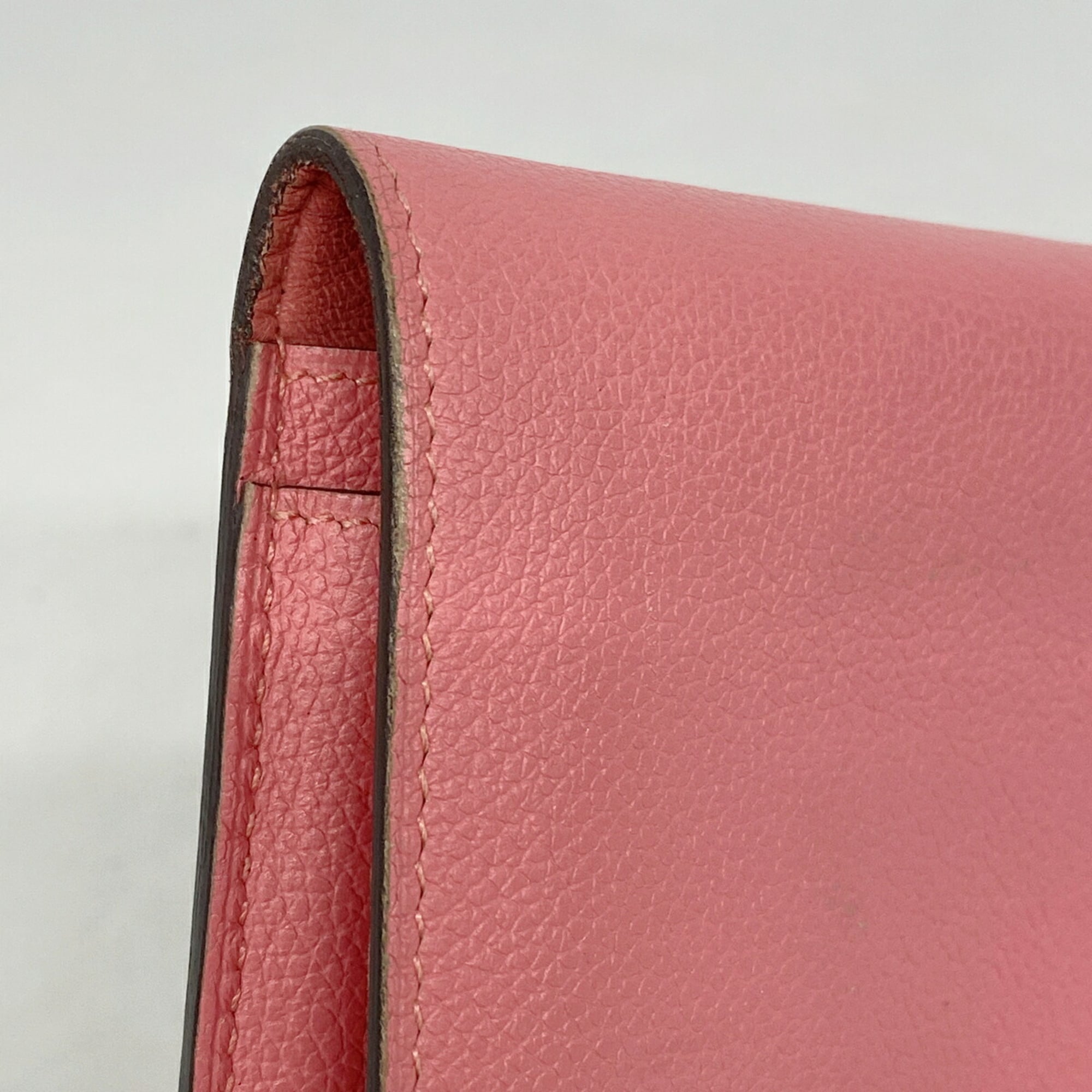 Hermes Pink Long Wallet (Bi-Fold) (Pre-Owned)