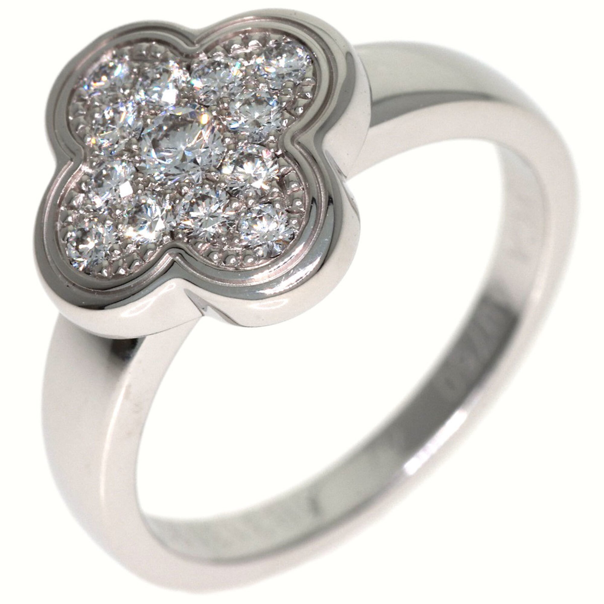 Van Cleef & Arpels White Gold White Gold Band Ring (Pre-Owned)