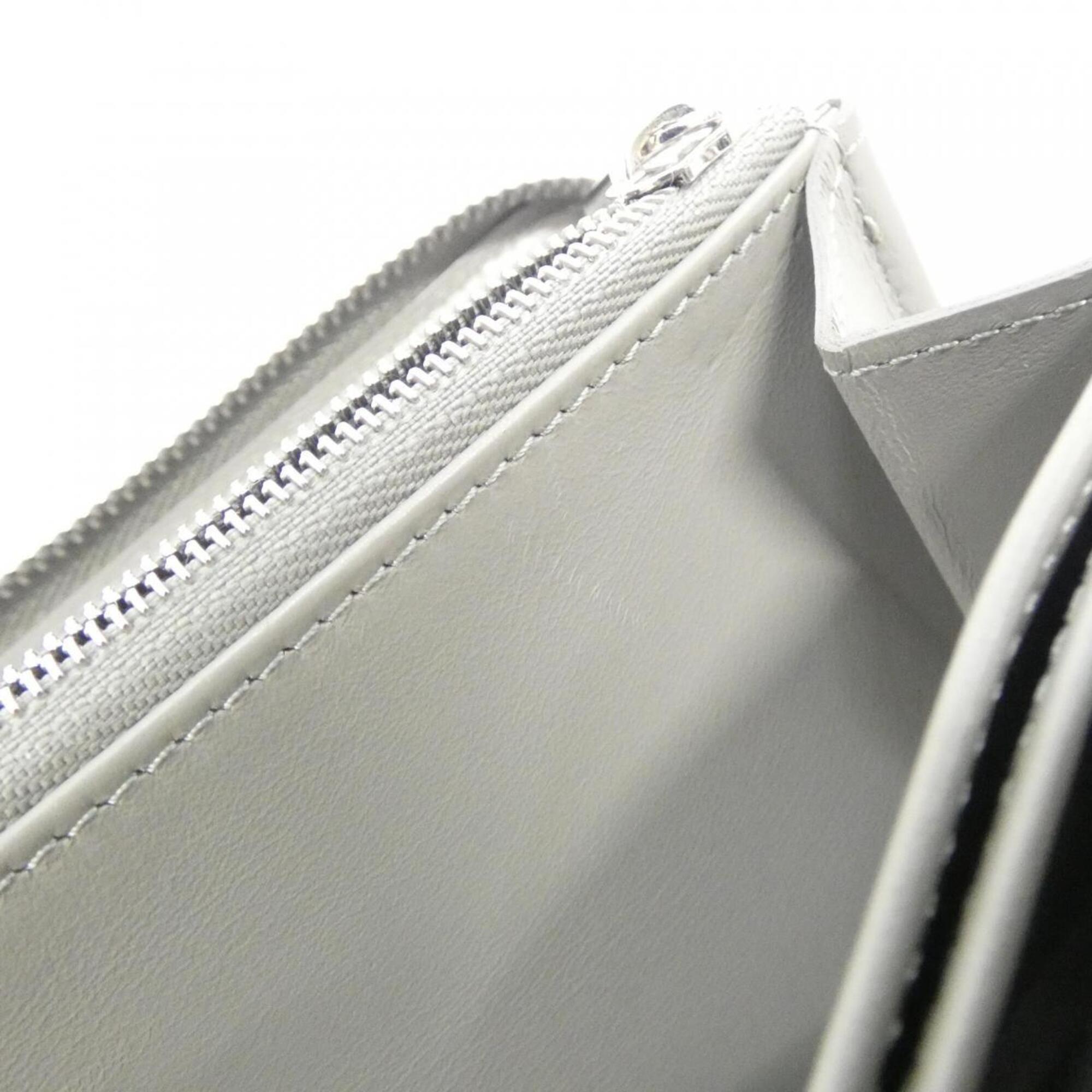 Louis Vuitton Mahina Grizzly Mahina Leather Long Wallet (Bi-Fold) (Pre-Owned)