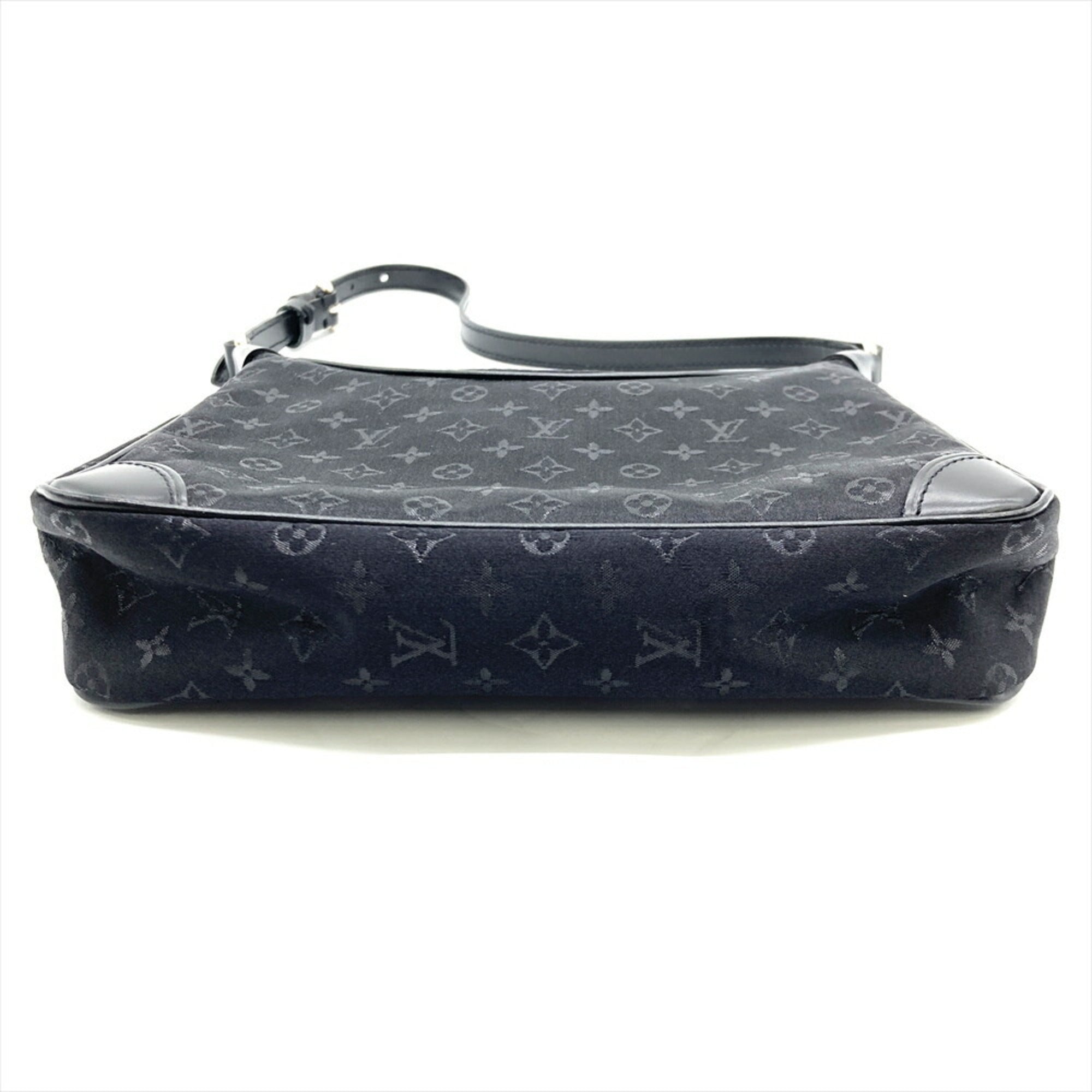 Louis Vuitton Monogram Satin Black Monogram Noir Monogram Satin Shoulder Bag (Pre-Owned)