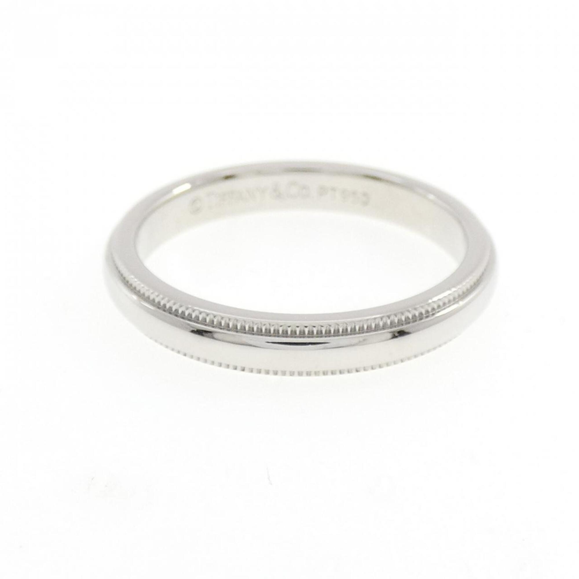 Tiffany Platinum Platinum 950 Band Ring (Pre-Owned)