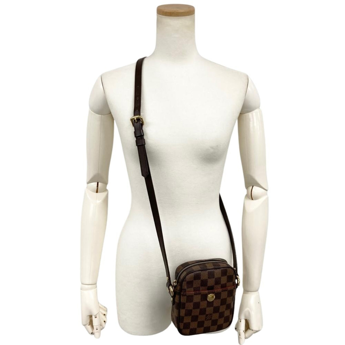 Louis Vuitton Brown Damier Canvas Ebene Galle Damier Canvas Shoulder Bag (Pre-Owned)