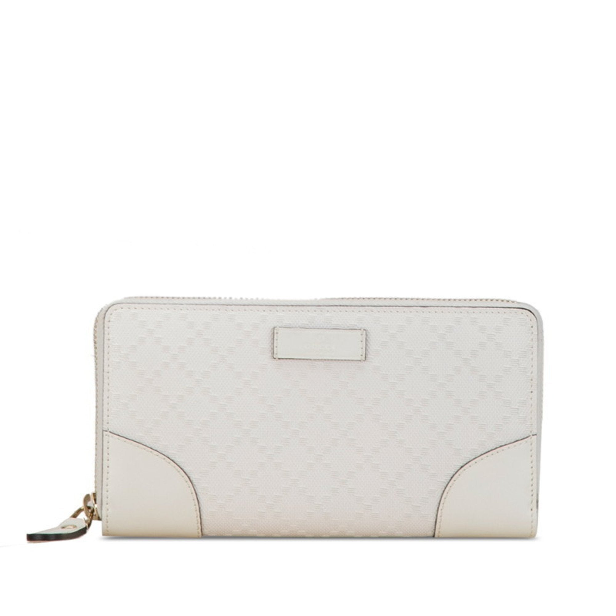 Gucci White Pvc Leather Long Wallet (Bi-Fold) (Pre-Owned)