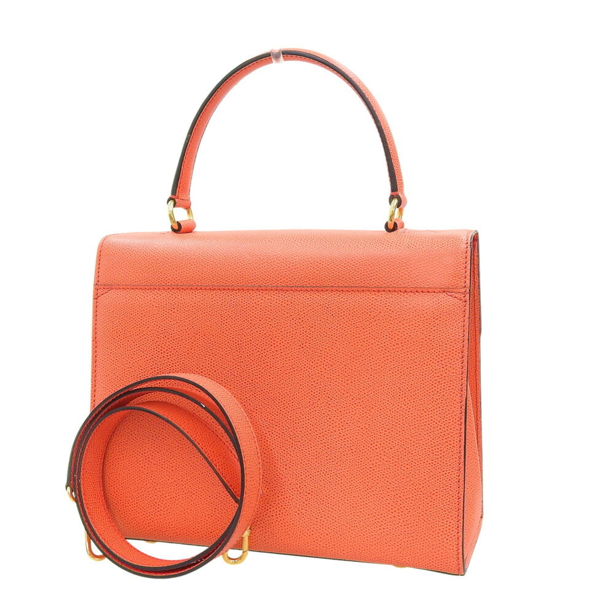 Celine Salmon Pink Leather Handbag (Pre-Owned)