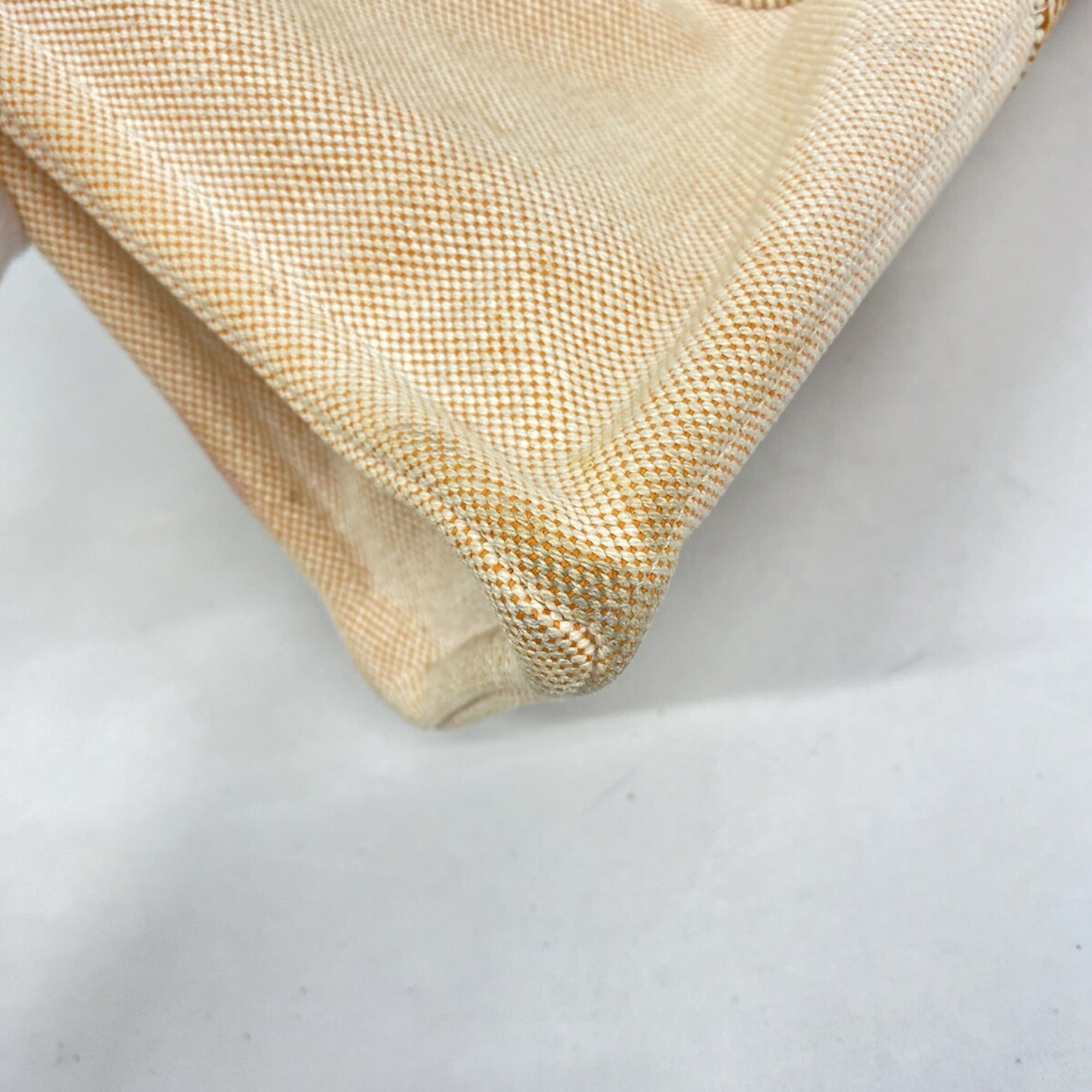 Hermes Orange Canvas Tote Bag (Pre-Owned)