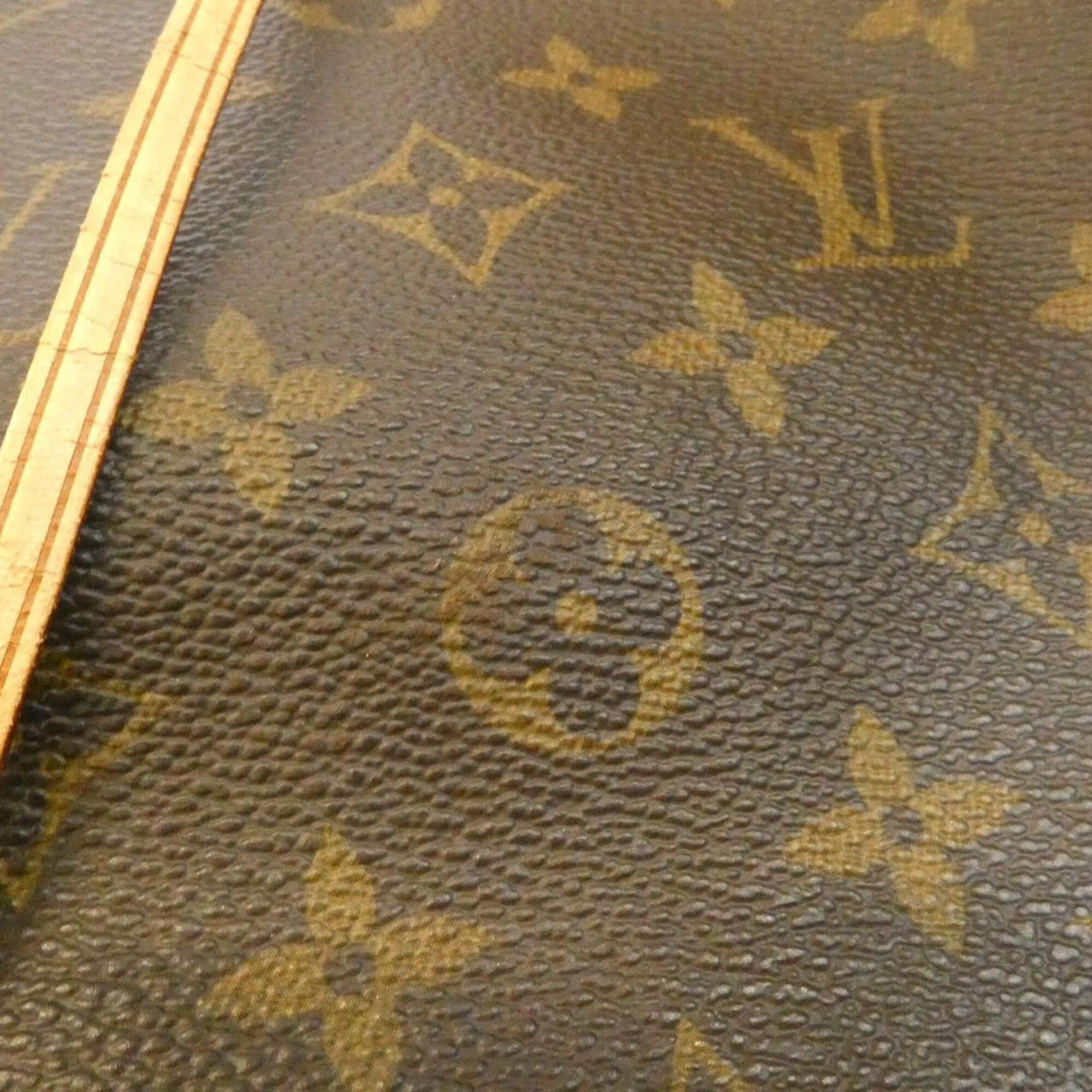 Louis Vuitton Marron Monogram Coated Canvas Handbag (Pre-Owned)