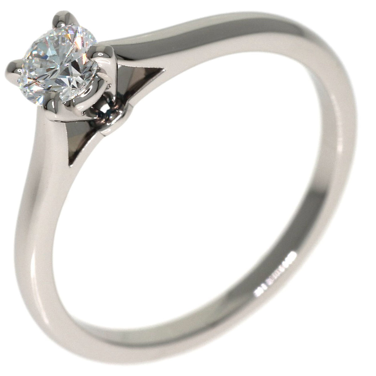 Cartier Platinum Platinum 950 Band Ring (Pre-Owned)