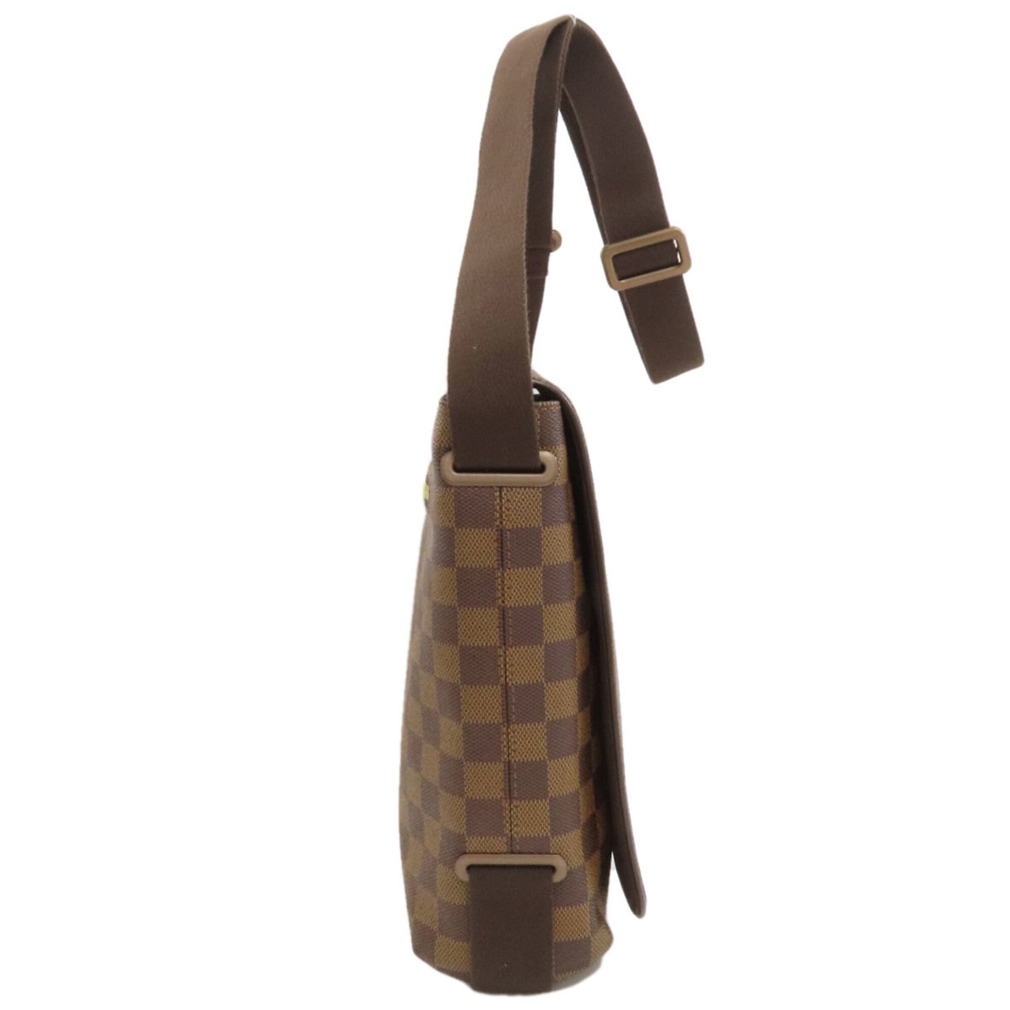 Louis Vuitton Damier Canvas Ebene Damier Canvas Shoulder Bag (Pre-Owned)