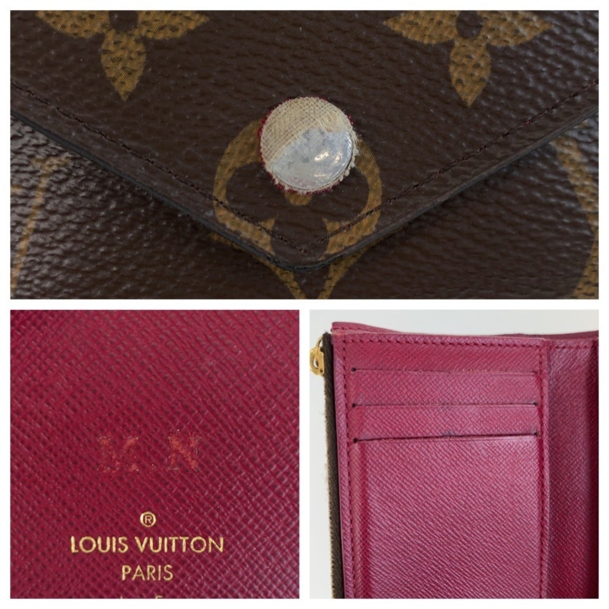 Louis Vuitton Brown Monogram Pvc Wallet (Tri-Fold) (Pre-Owned)