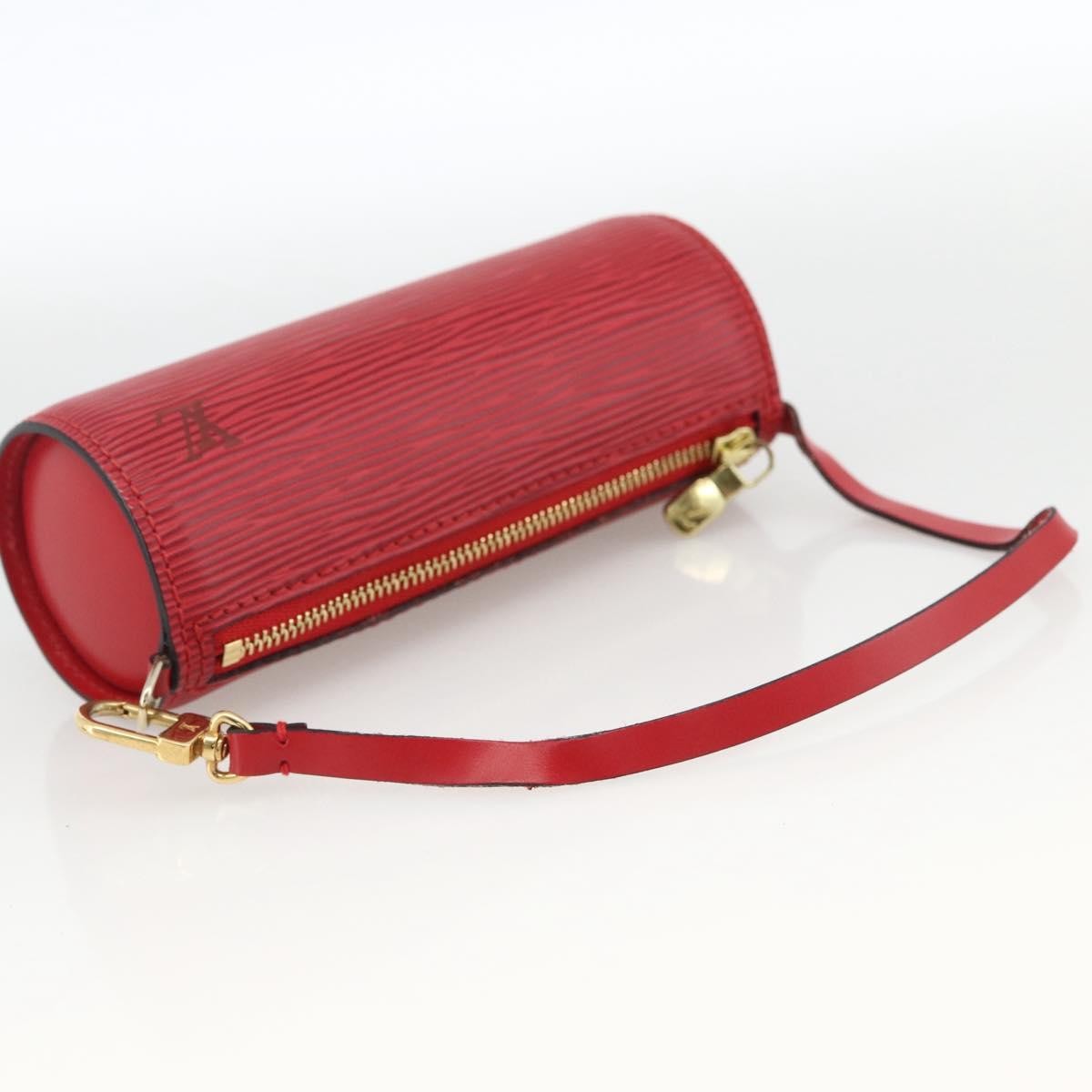 Louis Vuitton Soufflot Pochette Epi Leather Red Leather Clutche & Pouche Bag (Pre-Owned)