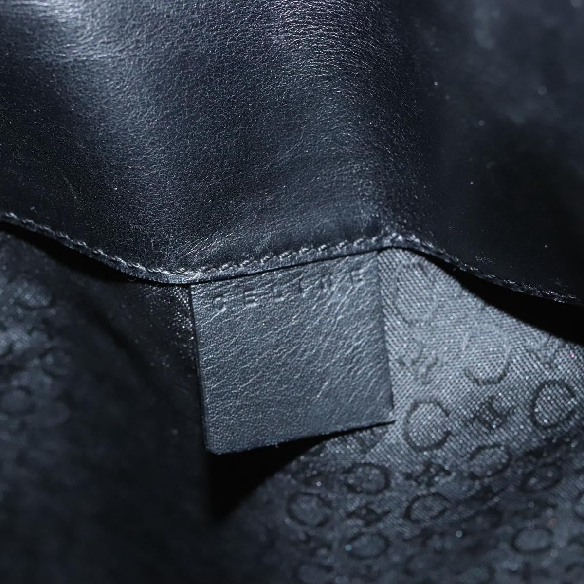 Celine C Macadam Canvas Black Canvas Handbag (Pre-Owned)