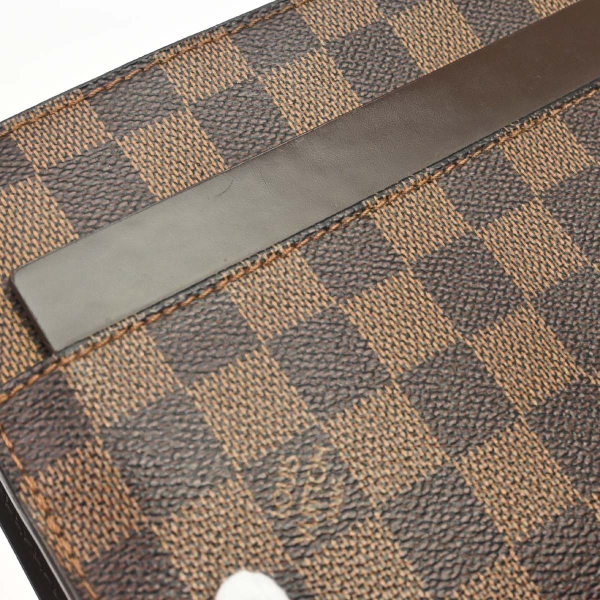 Louis Vuitton Pochette Saint Louis Damier Brown Canvas Clutche & Pouche Bag (Pre-Owned)