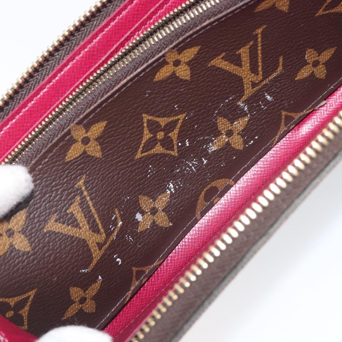 Louis Vuitton Clemence Monogram Canvas Brown Canvas Wallets Accessory (Pre-Owned)