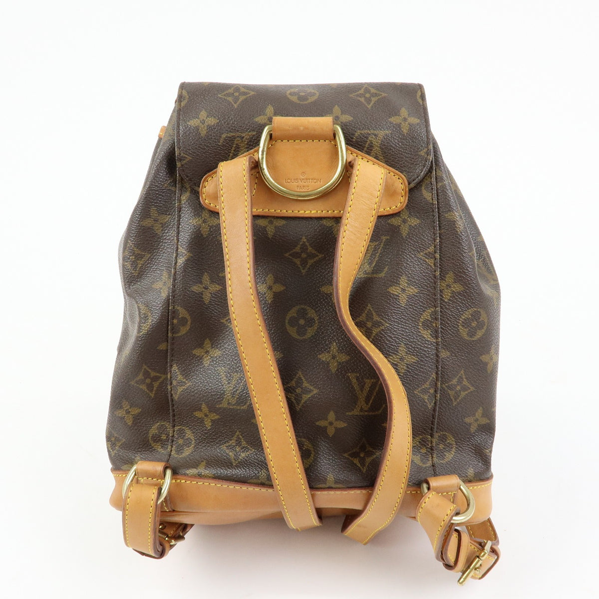 Louis Vuitton Vintage Montsouris Monogram Canvas Brown Canvas Backpack Bag (Pre-Owned)