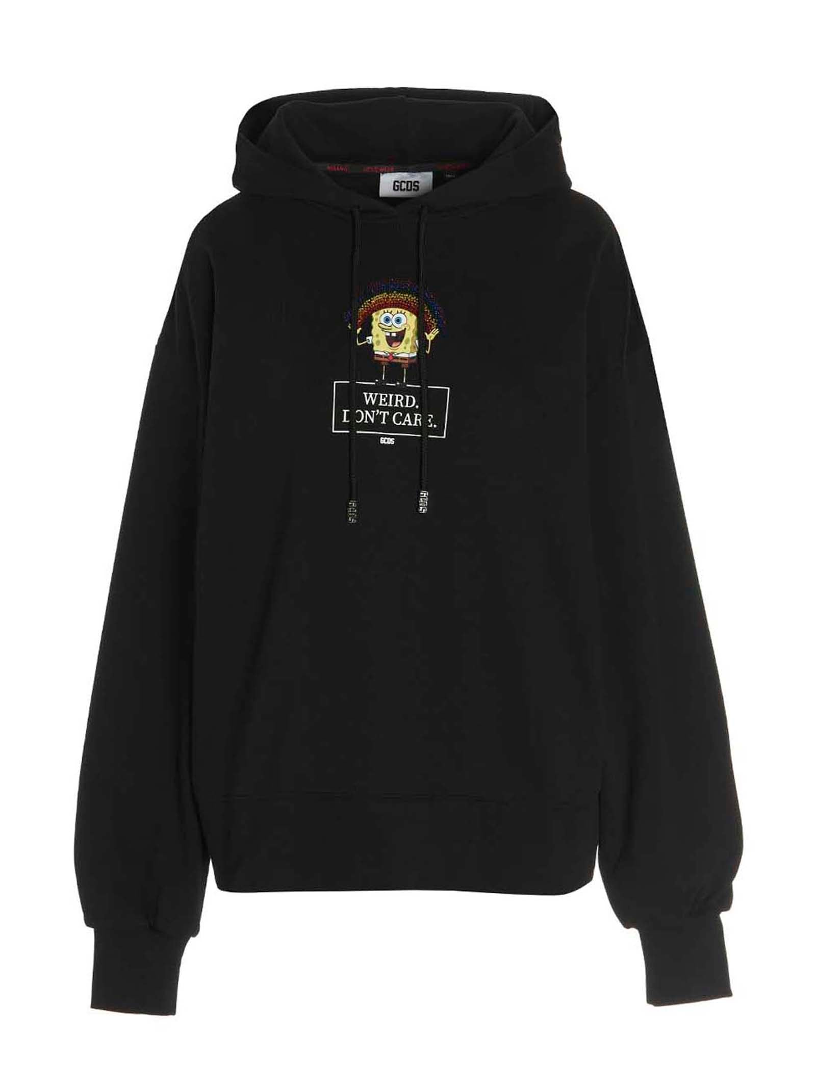 Gcds Women's Dont Care Capsule Hoodie With Dont Care Capsule