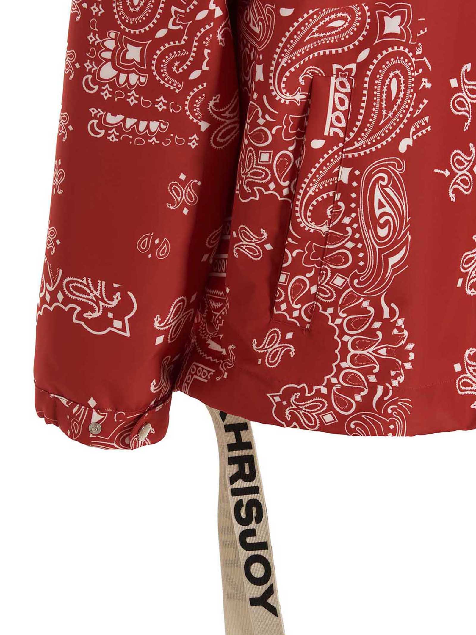 Khrisjoy Men's Windbreaker Bandana Hood Jacket