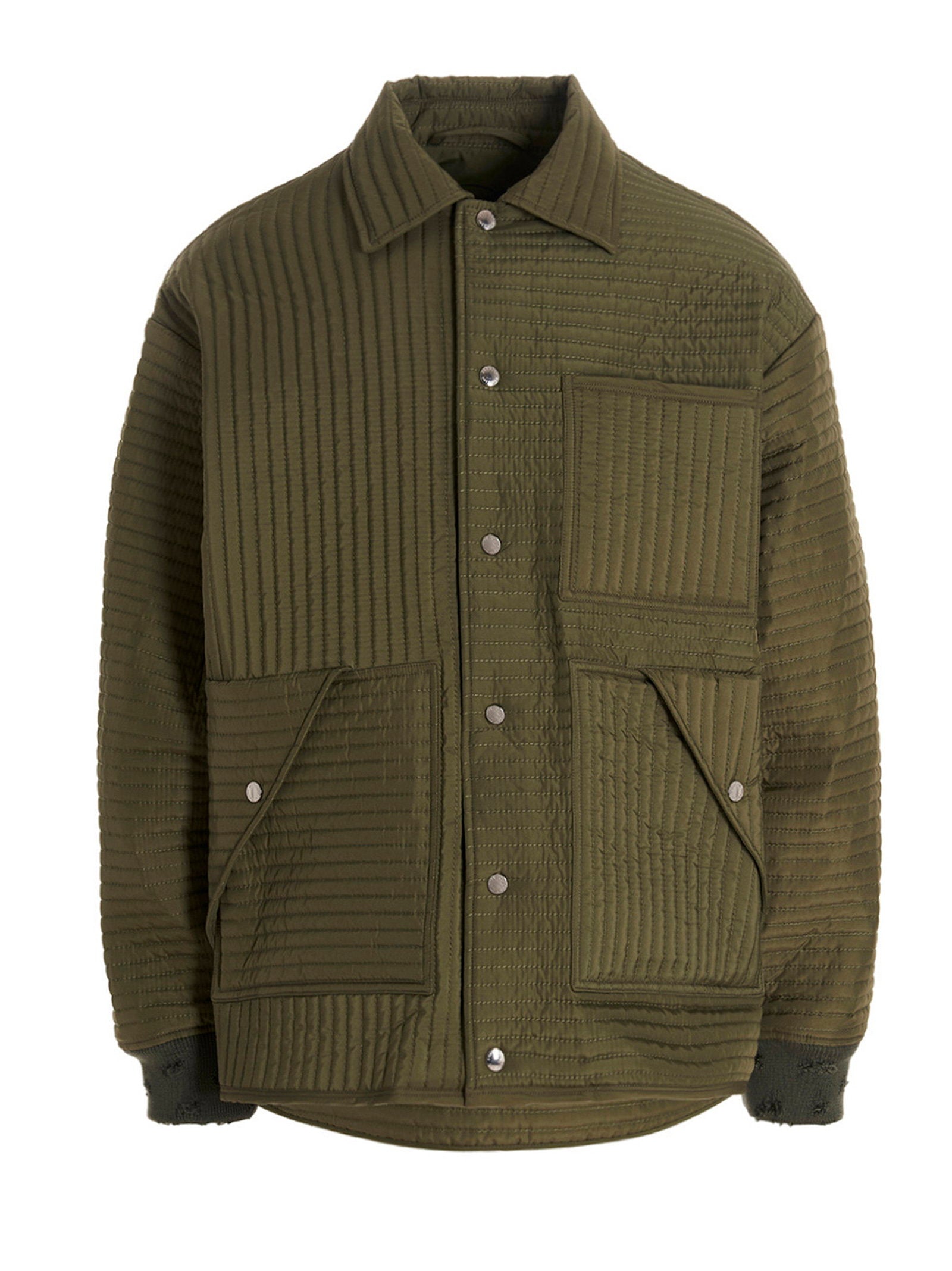 Khrisjoy Men's Chore Quilted Stripes Down Jacket