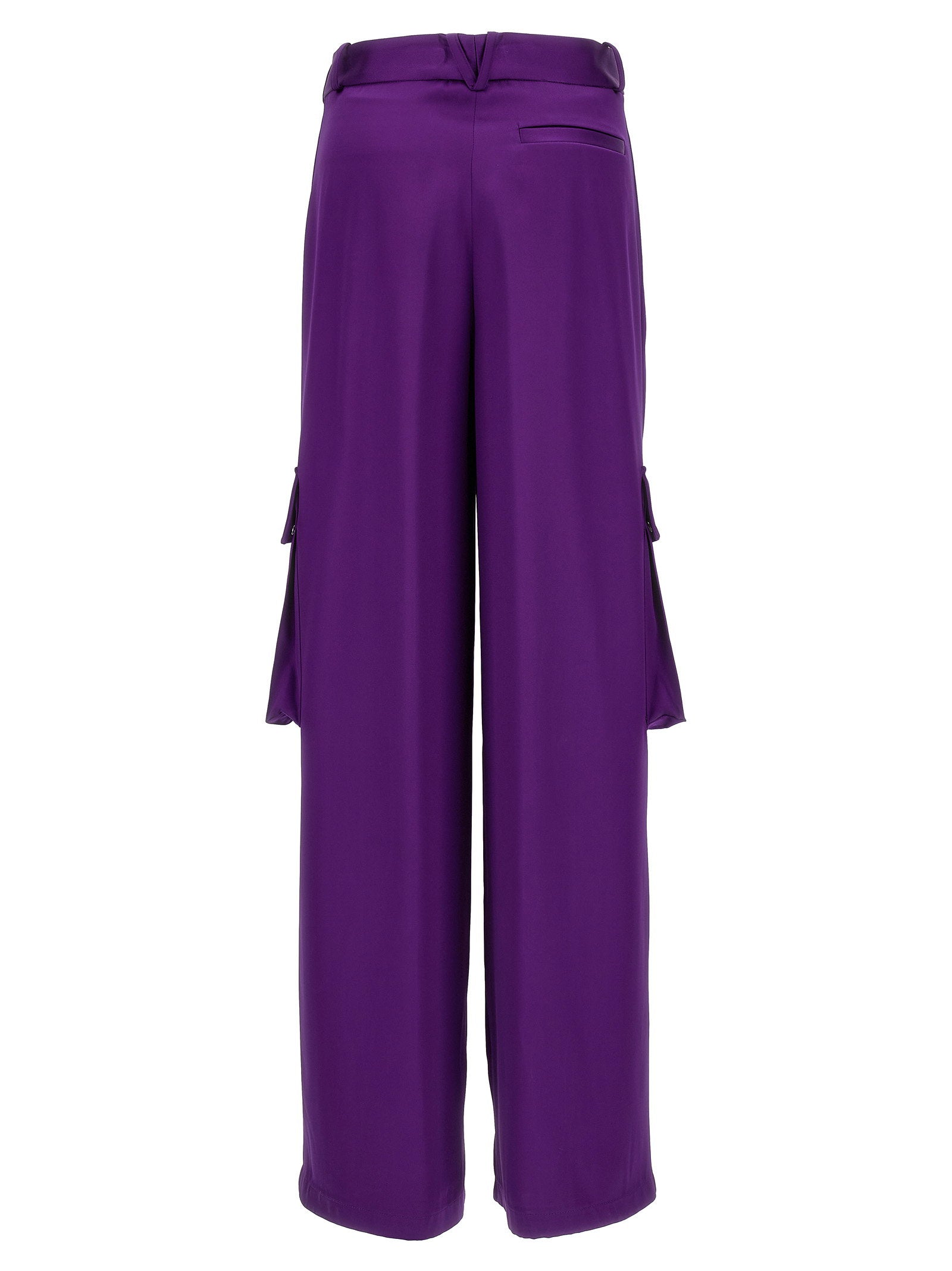 Versace Women's Satin Cargo Pants
