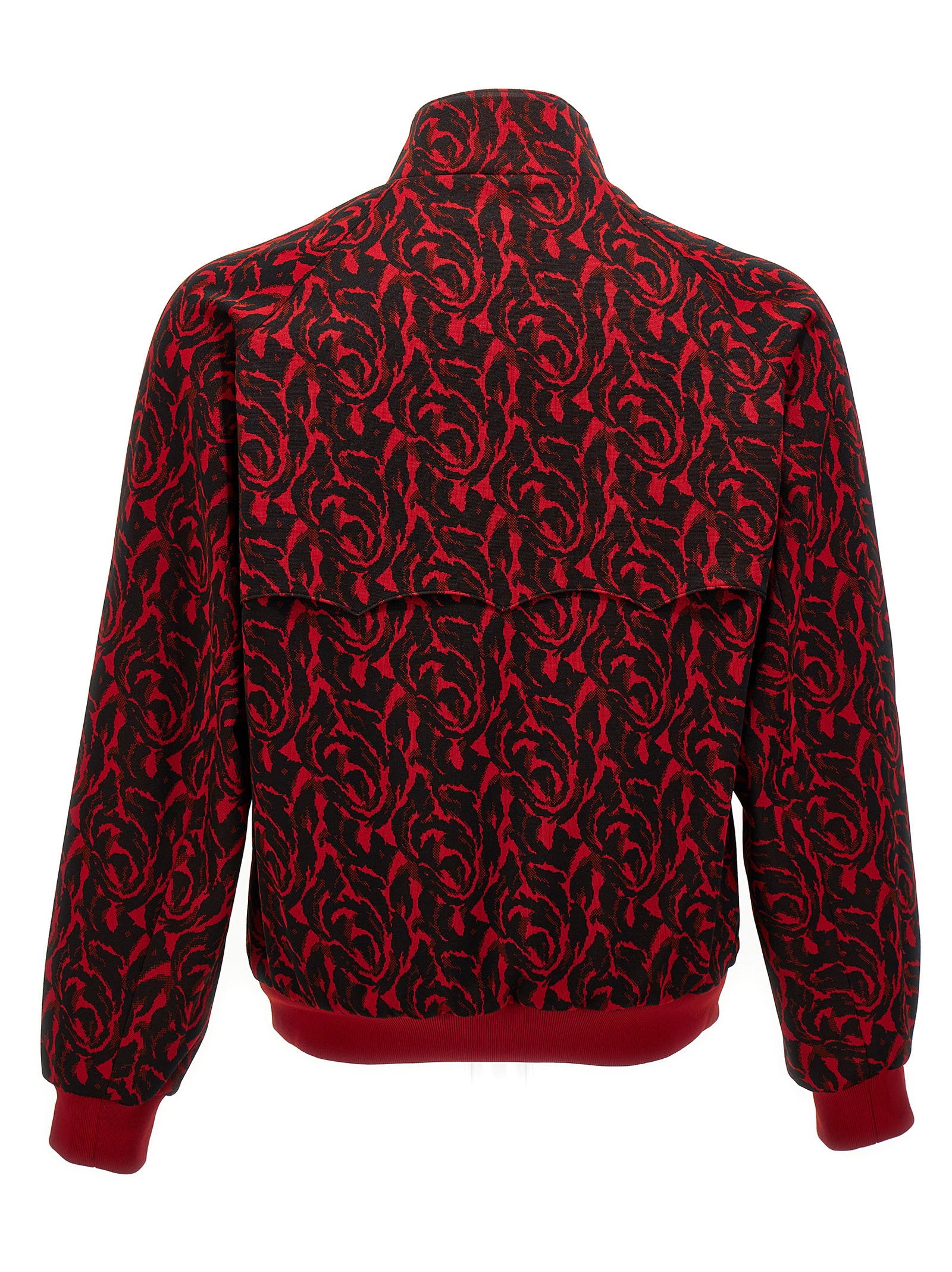 Baracuta Men's Jacquard Needles Bomber Jacket