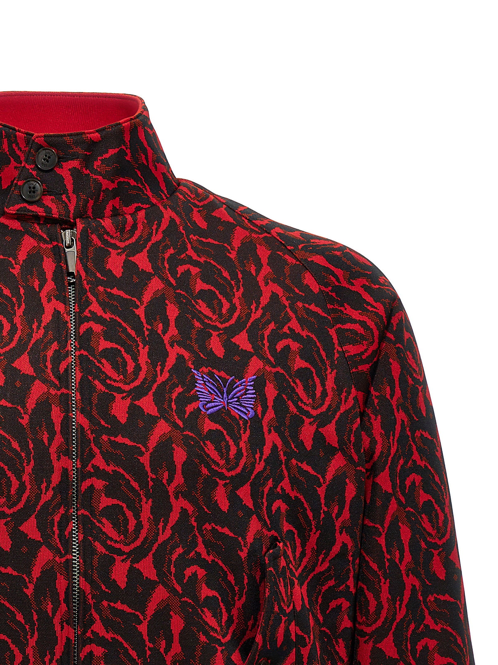 Baracuta Men's Jacquard Needles Bomber Jacket