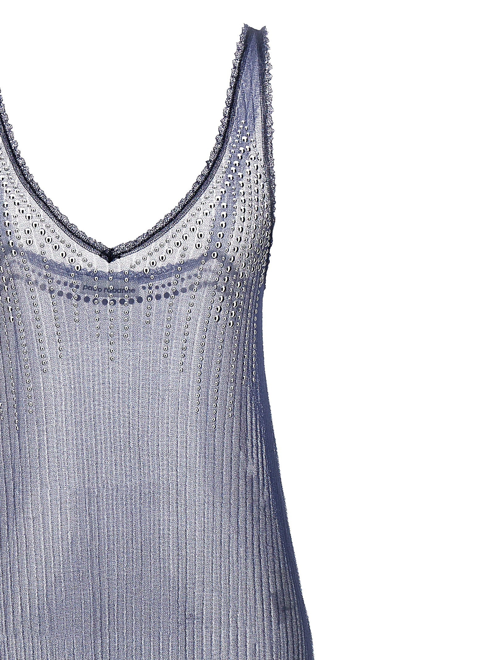 Paco Rabanne Women's Studded Mesh Dress