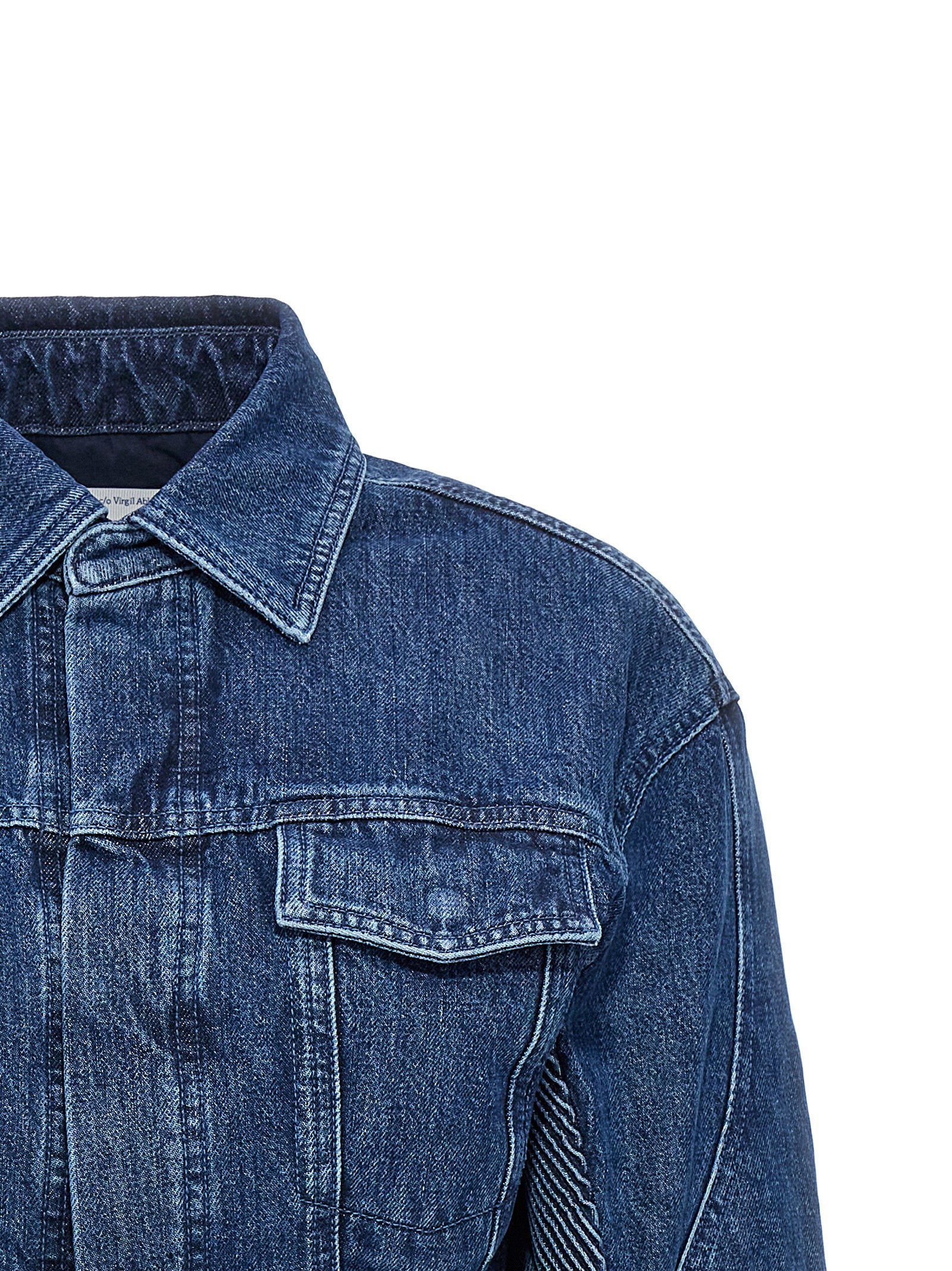 Off White Women's Motorcycle Denim Jacket
