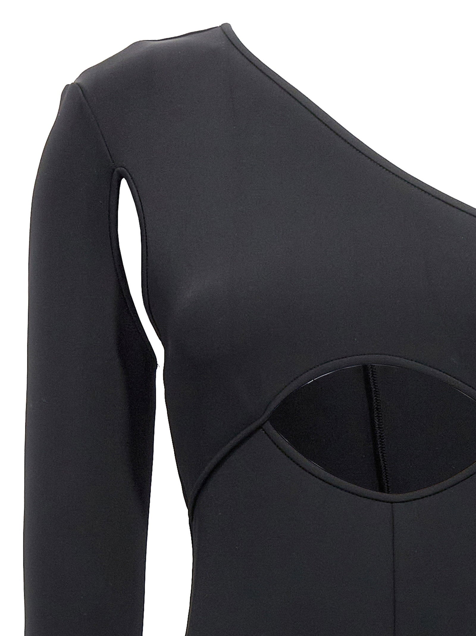 David Koma Women's Scuba Cut Out One-Length Bodysuit