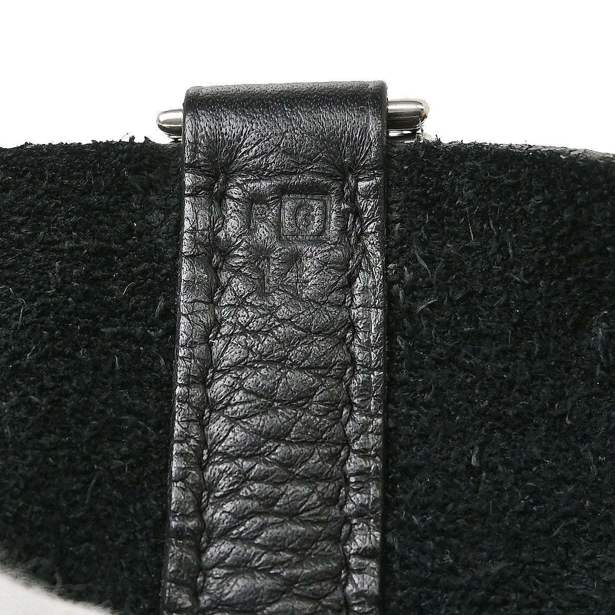 Hermes Picotin Clémence Black Leather Handbag (Pre-Owned)