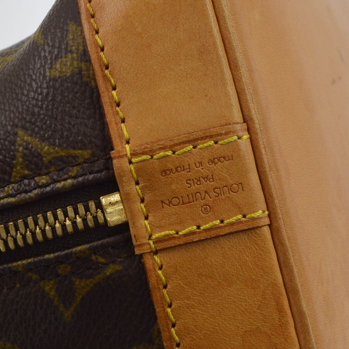 Louis Vuitton Alma Monogram Canvas Brown Canvas Handbag (Pre-Owned)