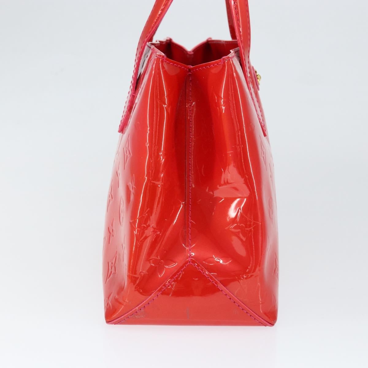 Louis Vuitton Wilshire Monogram Vernis Pink Patent_Leather Handbag (Pre-Owned)