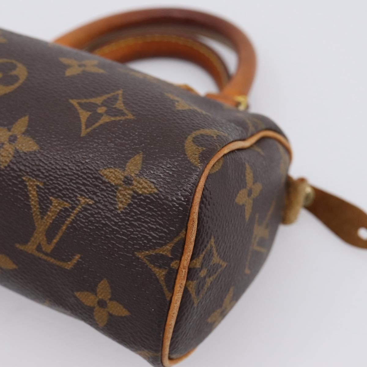 Louis Vuitton Speedy Mini Hl Monogram Canvas Brown Canvas Handbag (Pre-Owned)
