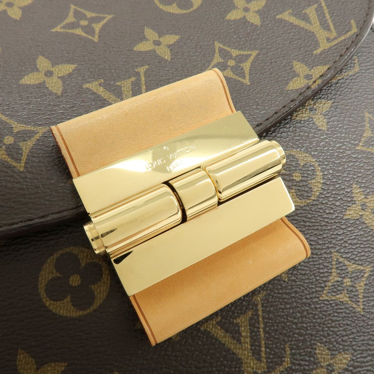 Louis Vuitton Olympe Monogram Canvas Brown Canvas Handbag (Pre-Owned)