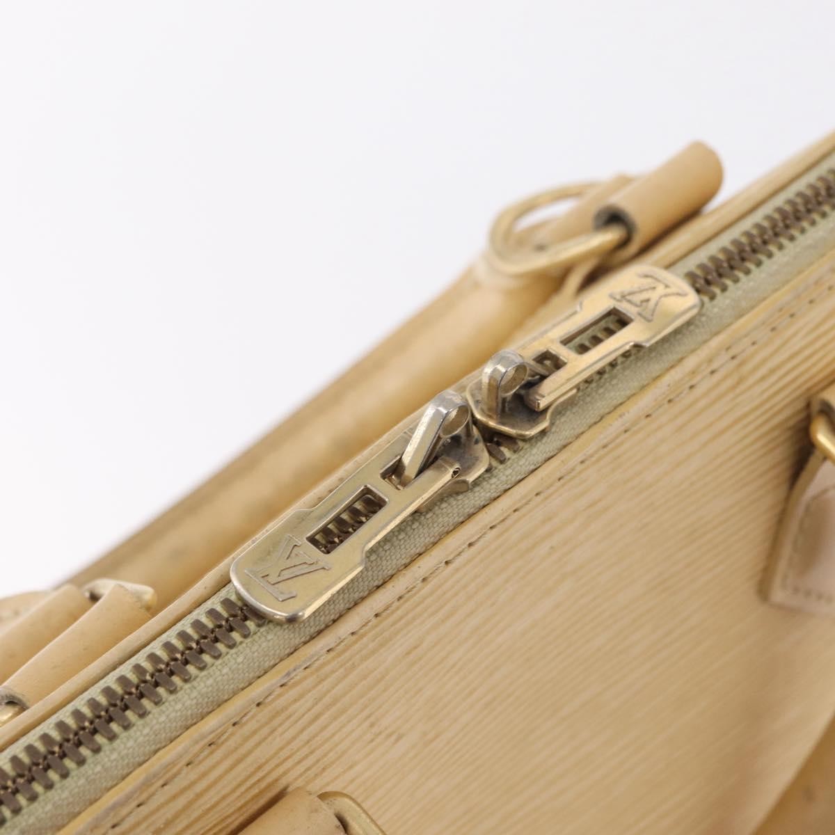 Louis Vuitton Alma Epi Leather Beige Leather Handbag (Pre-Owned)