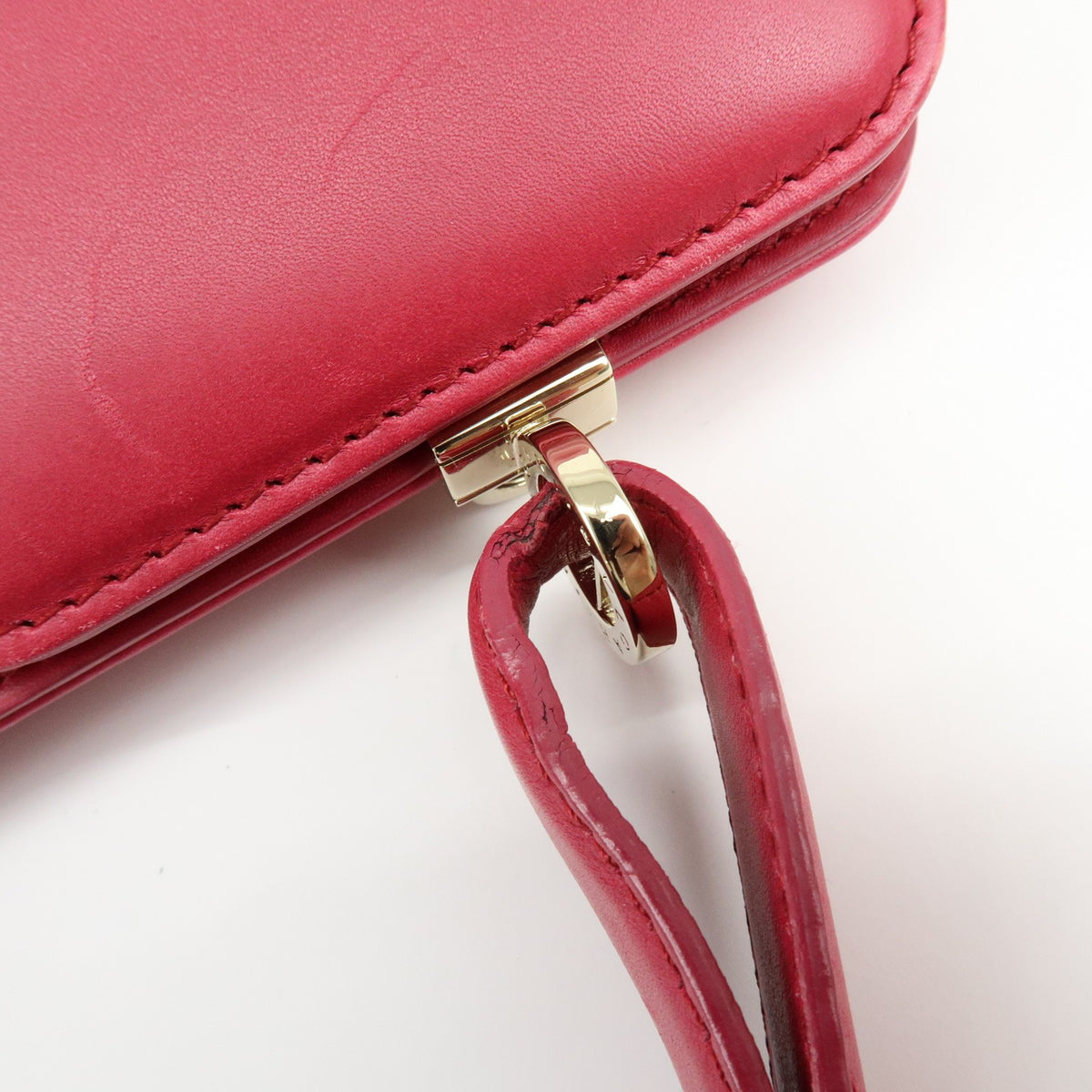 Bvlgari Isabella Rossellini Leather Pink Leather Handbag (Pre-Owned)